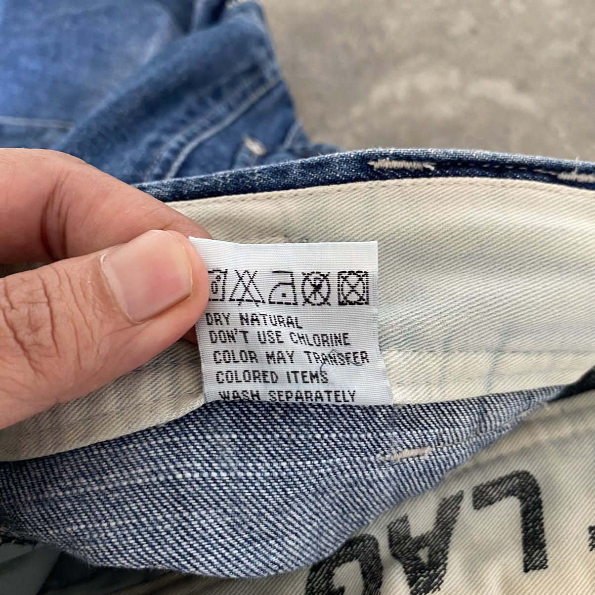 Jet Lag Vintage Jet Lag Washed Blue Baggy Cargo Jeans Size US 30 / EU 46 - 21 Thumbnail