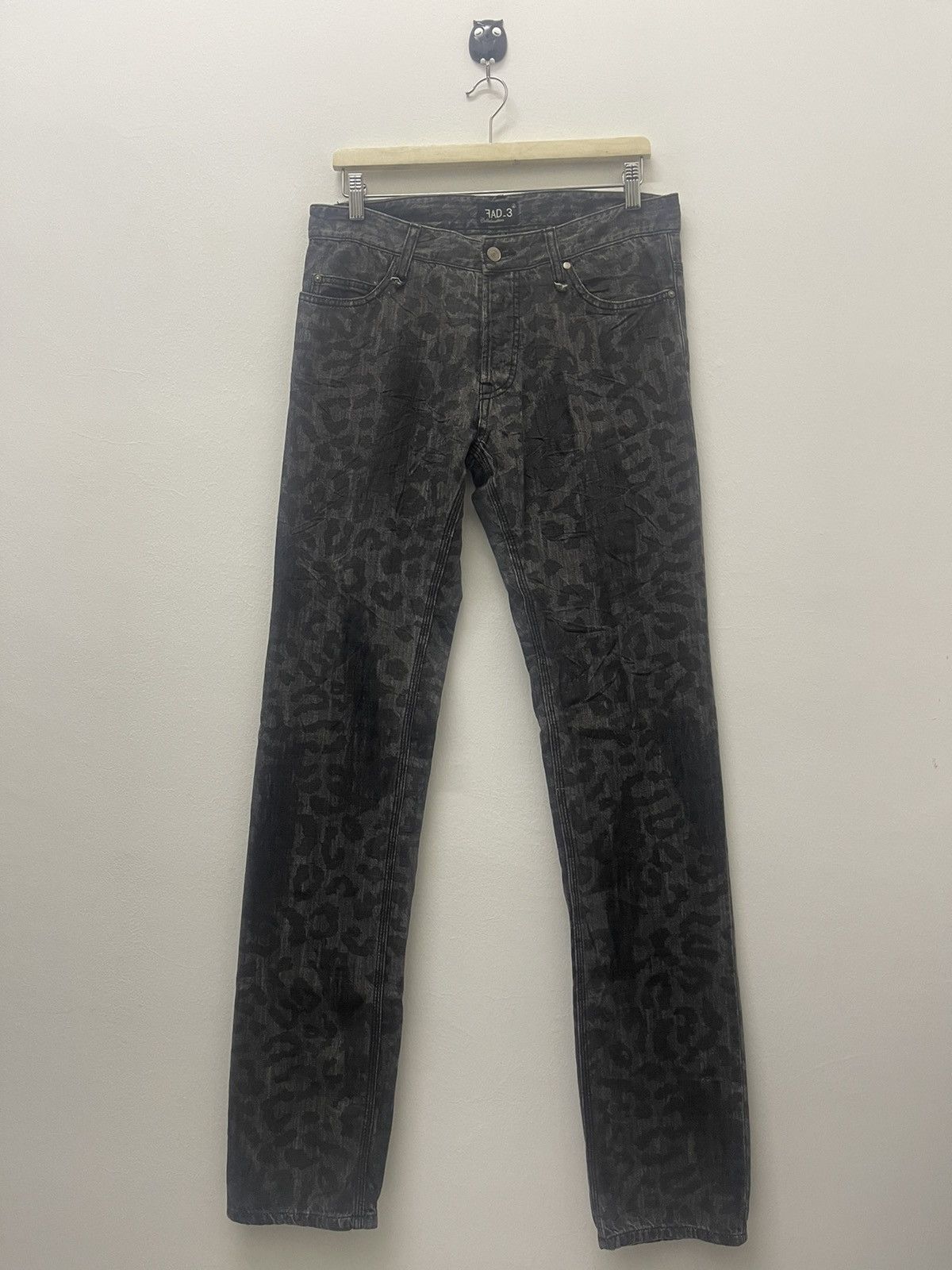 Fad Three Rare Vintage FAD 3 Collaboration Japan Leopard Full All Over Size US 32 / EU 48 - 5 Thumbnail