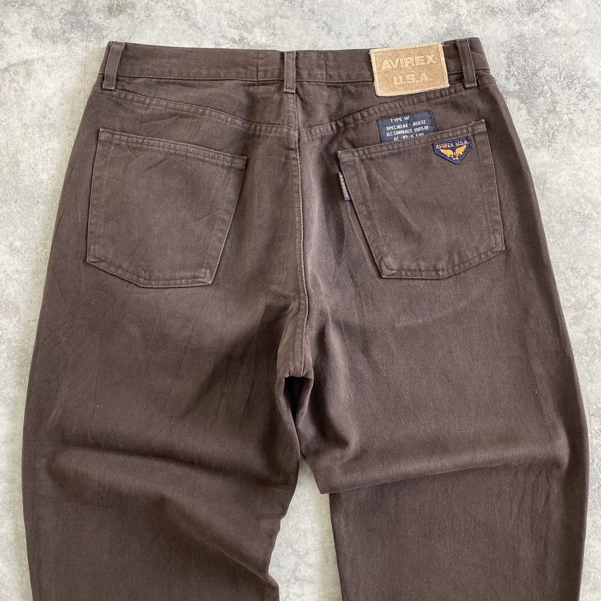 Avirex Vintage Avirex Brown Wide Baggy Denim Jeans Size US 35 - 12 Thumbnail