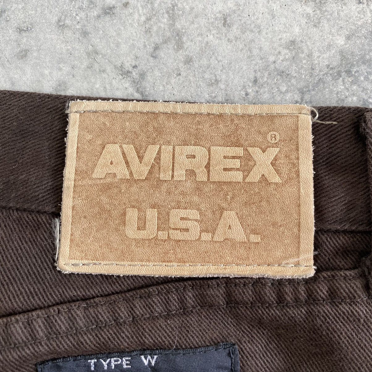 Avirex Vintage Avirex Brown Wide Baggy Denim Jeans Size US 35 - 19 Thumbnail