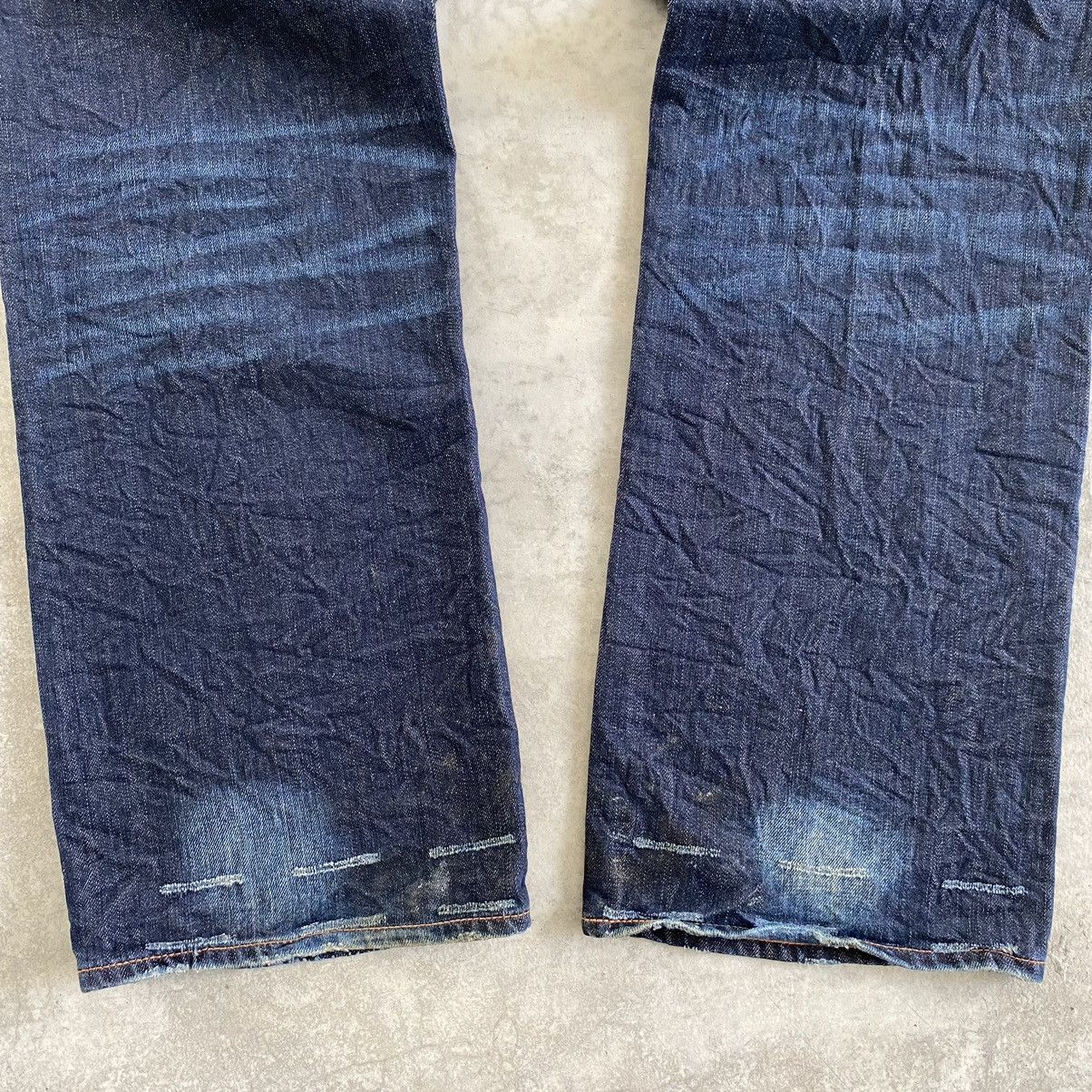 Ed Hardy Ed Hardy by Cristian Audigier Embroidery Baggy Denim Jeans Size US 34 / EU 50 - 19 Thumbnail