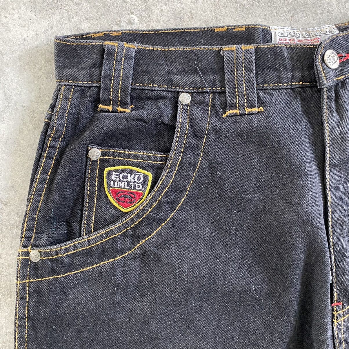 Ecko Unltd. Vintage ECKO UNILTD Carpenter Baggy Work Denim Size US 34 / EU 50 - 8 Thumbnail