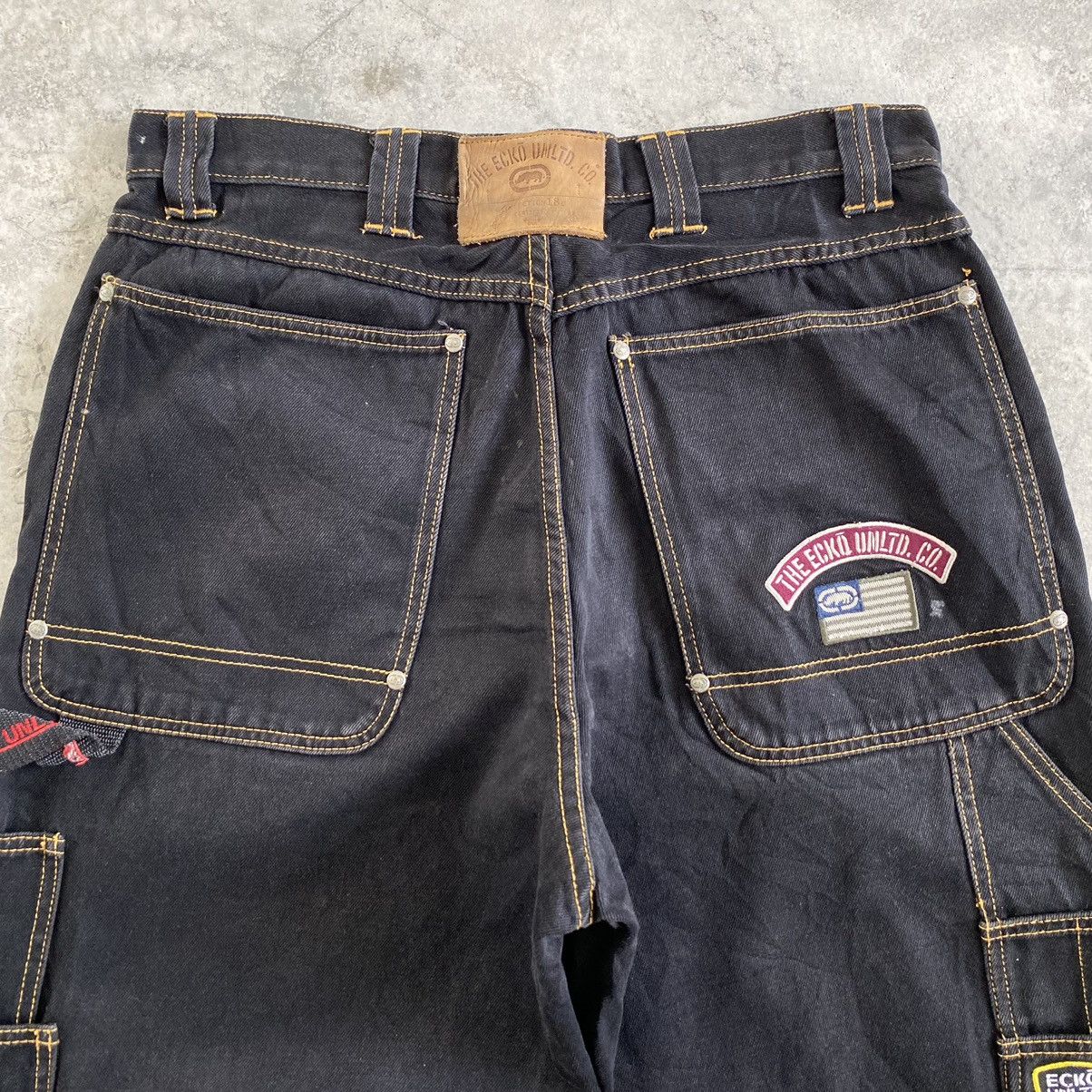 Ecko Unltd. Vintage ECKO UNILTD Carpenter Baggy Work Denim Size US 34 / EU 50 - 17 Thumbnail