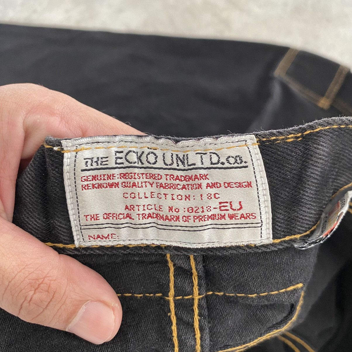 Ecko Unltd. Vintage ECKO UNILTD Carpenter Baggy Work Denim Size US 34 / EU 50 - 23 Thumbnail