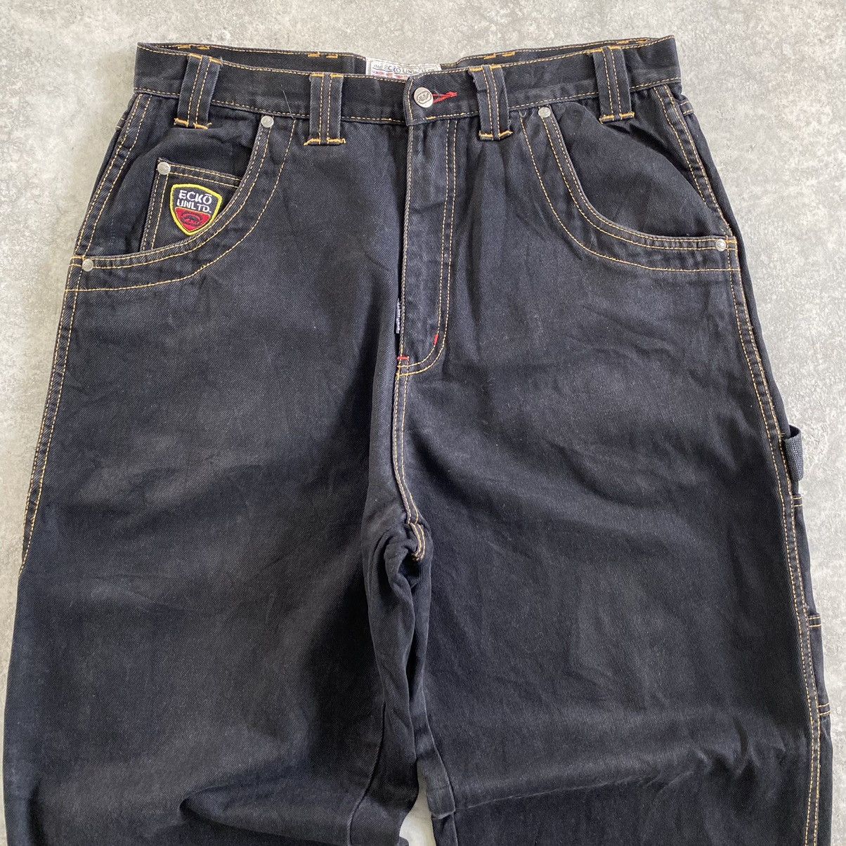 Ecko Unltd. Vintage ECKO UNILTD Carpenter Baggy Work Denim Size US 34 / EU 50 - 4 Thumbnail