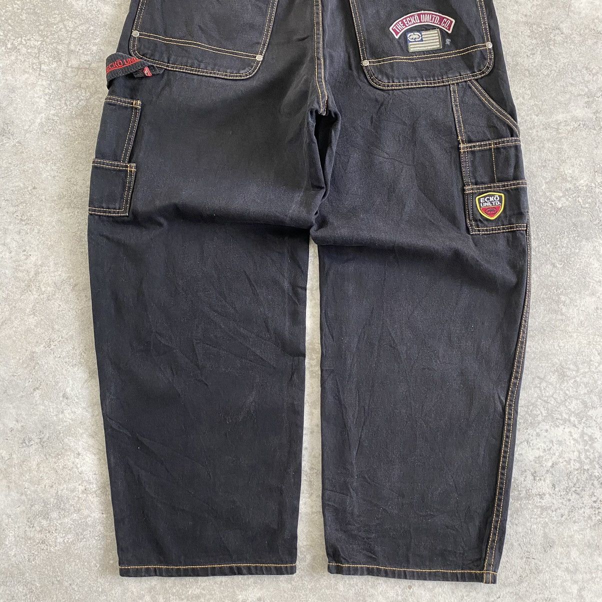 Ecko Unltd. Vintage ECKO UNILTD Carpenter Baggy Work Denim Size US 34 / EU 50 - 14 Thumbnail