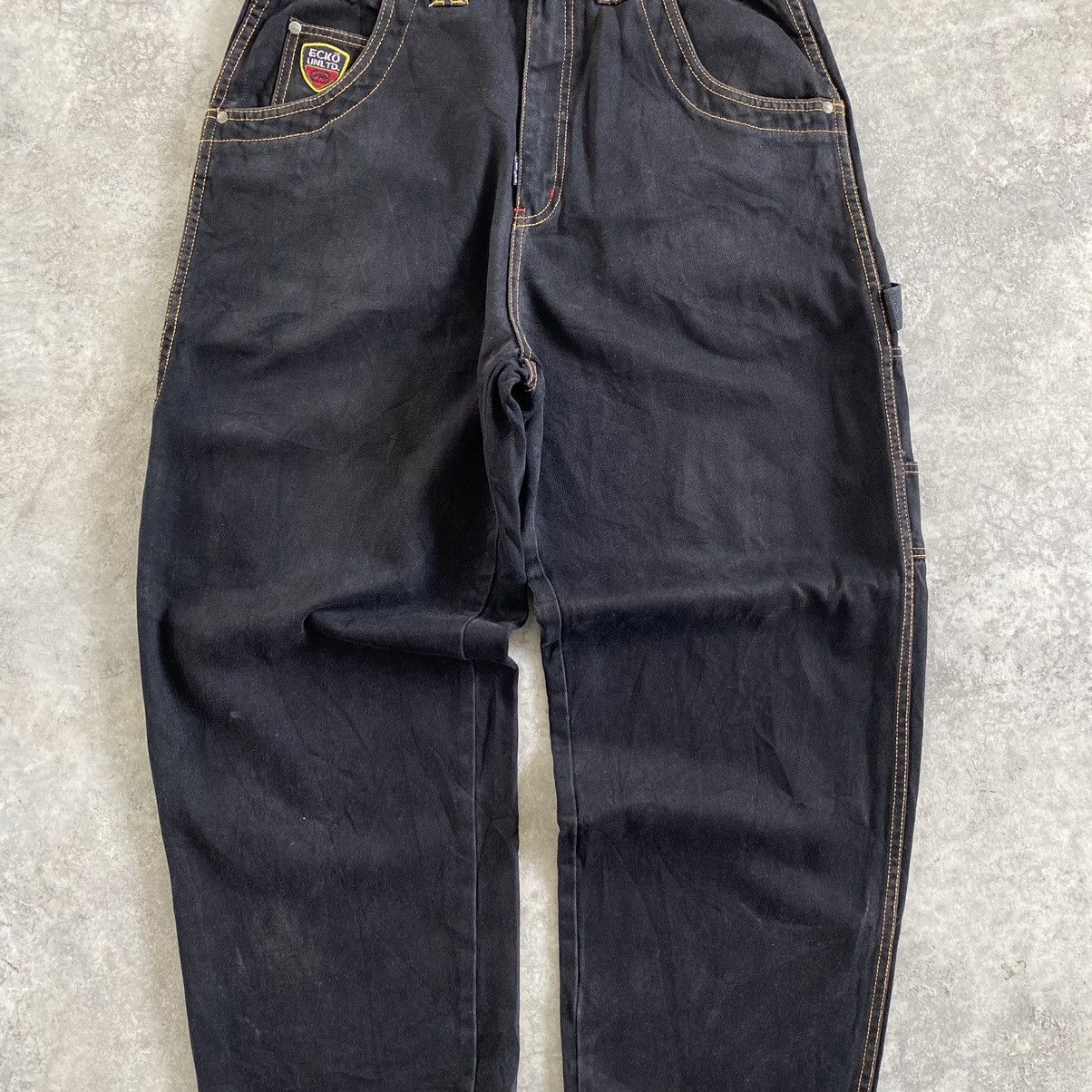Ecko Unltd. Vintage ECKO UNILTD Carpenter Baggy Work Denim Size US 34 / EU 50 - 6 Thumbnail