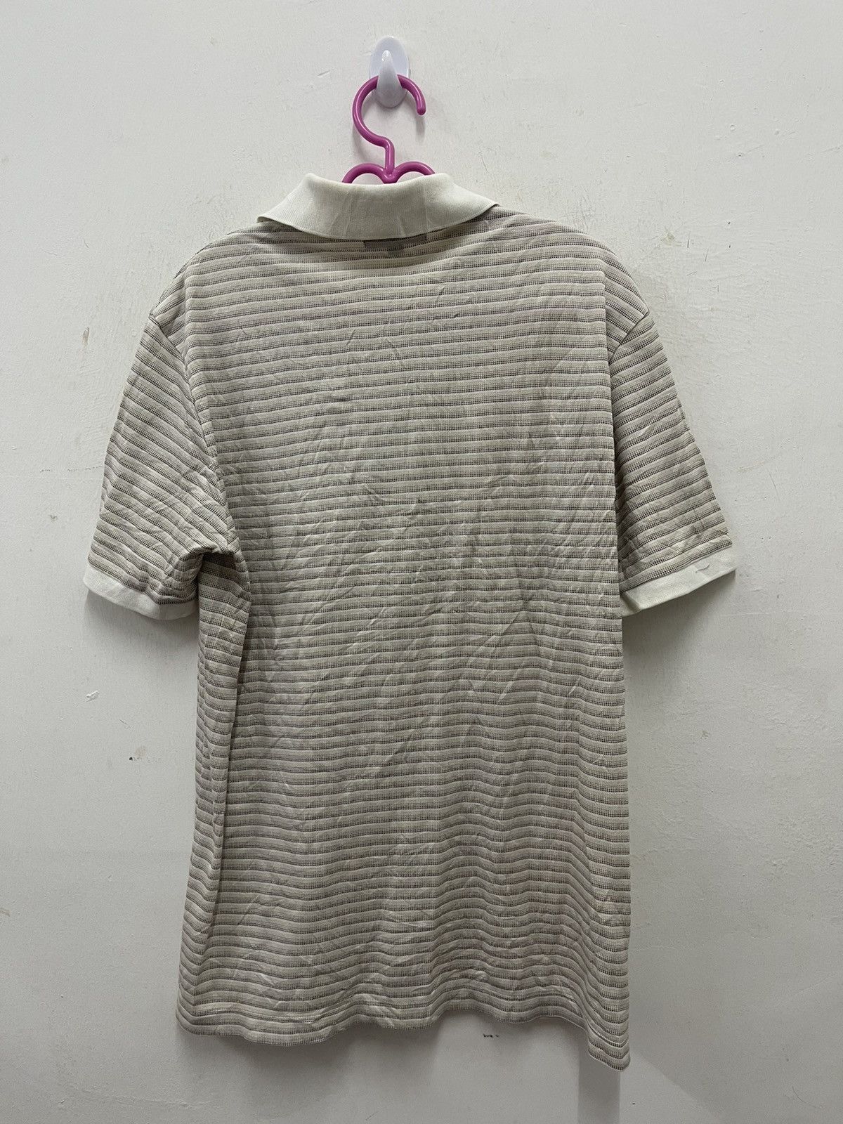 Burberry Rare Vintage BURBERRY Single Pocket Striped Polo Size US M / EU 48-50 / 2 - 6 Thumbnail