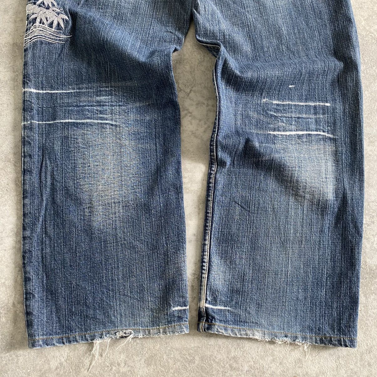 Karakuri Tamashii Karakuri Tamashii Embroidery Sukajan Denim Jeans Size US 34 / EU 50 - 19 Thumbnail