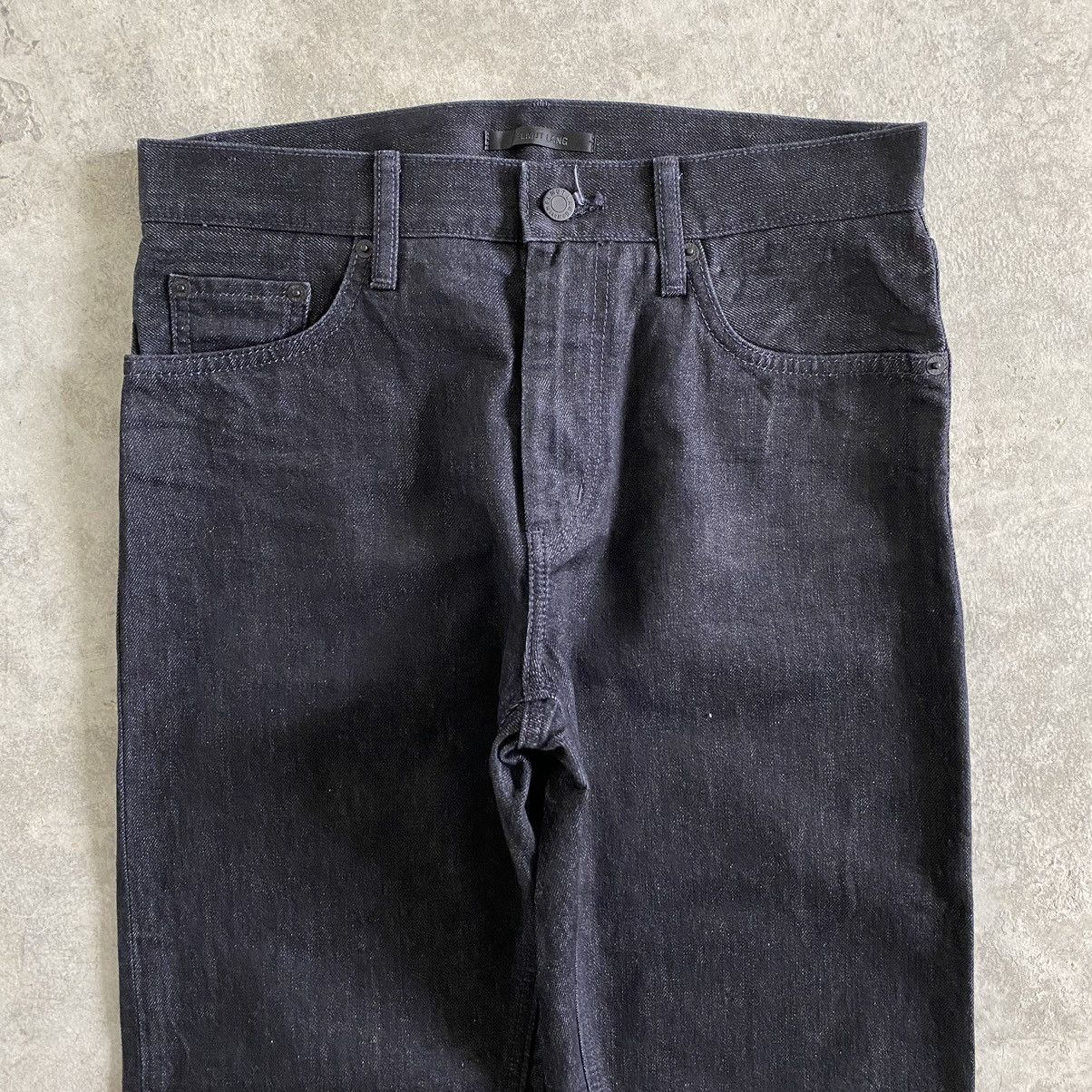 Helmut Lang × Uniqlo Helmut Lang X Uniqlo Classic Cut Black Denim Jeans Size US 31 - 8 Thumbnail