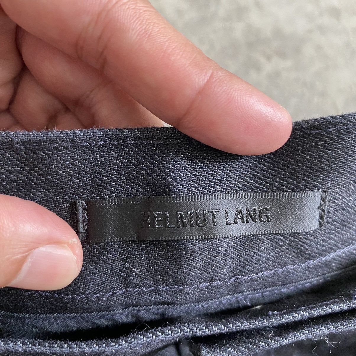 Helmut Lang × Uniqlo Helmut Lang X Uniqlo Classic Cut Black Denim Jeans Size US 31 - 17 Thumbnail