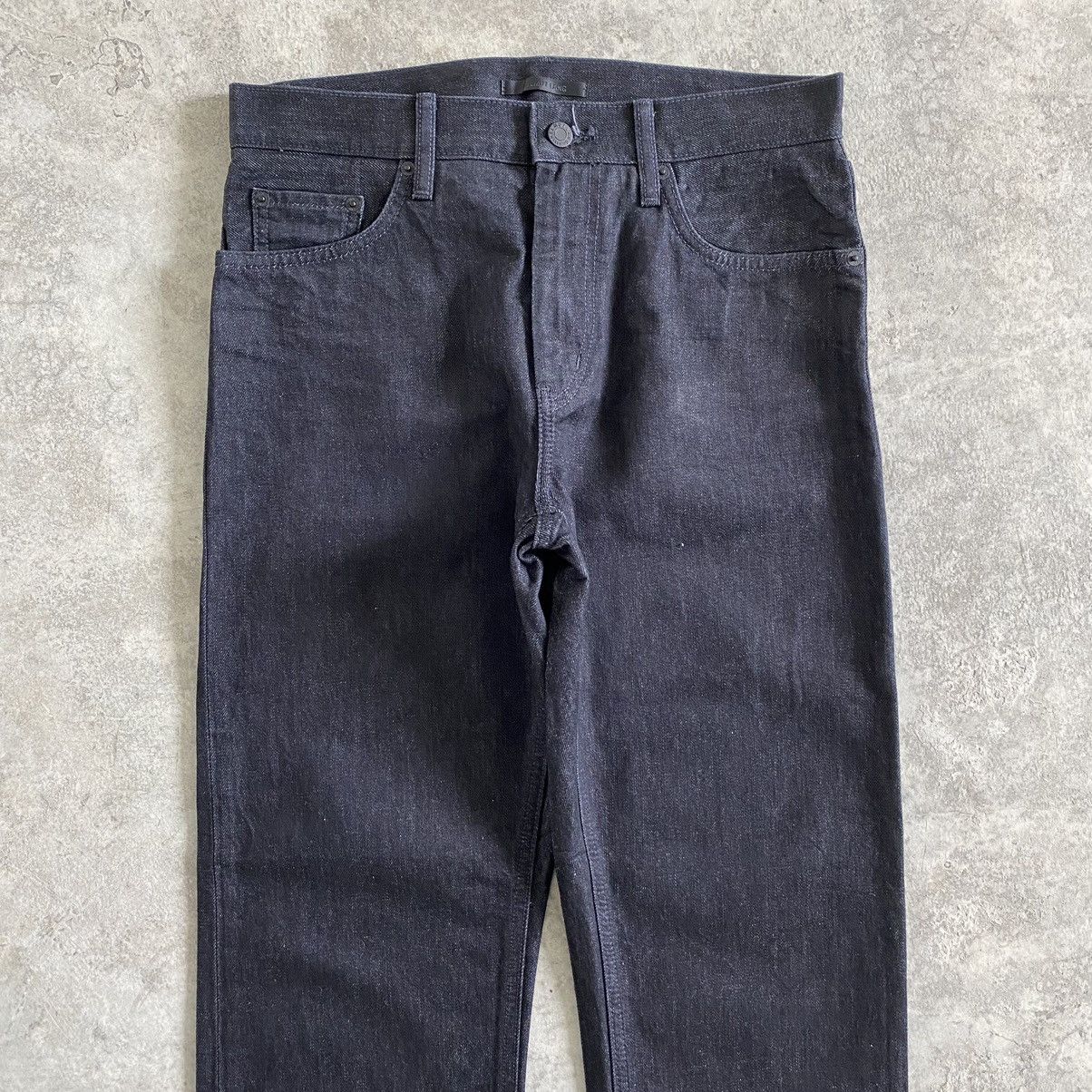 Helmut Lang × Uniqlo Helmut Lang X Uniqlo Classic Cut Black Denim Jeans Size US 31 - 3 Thumbnail