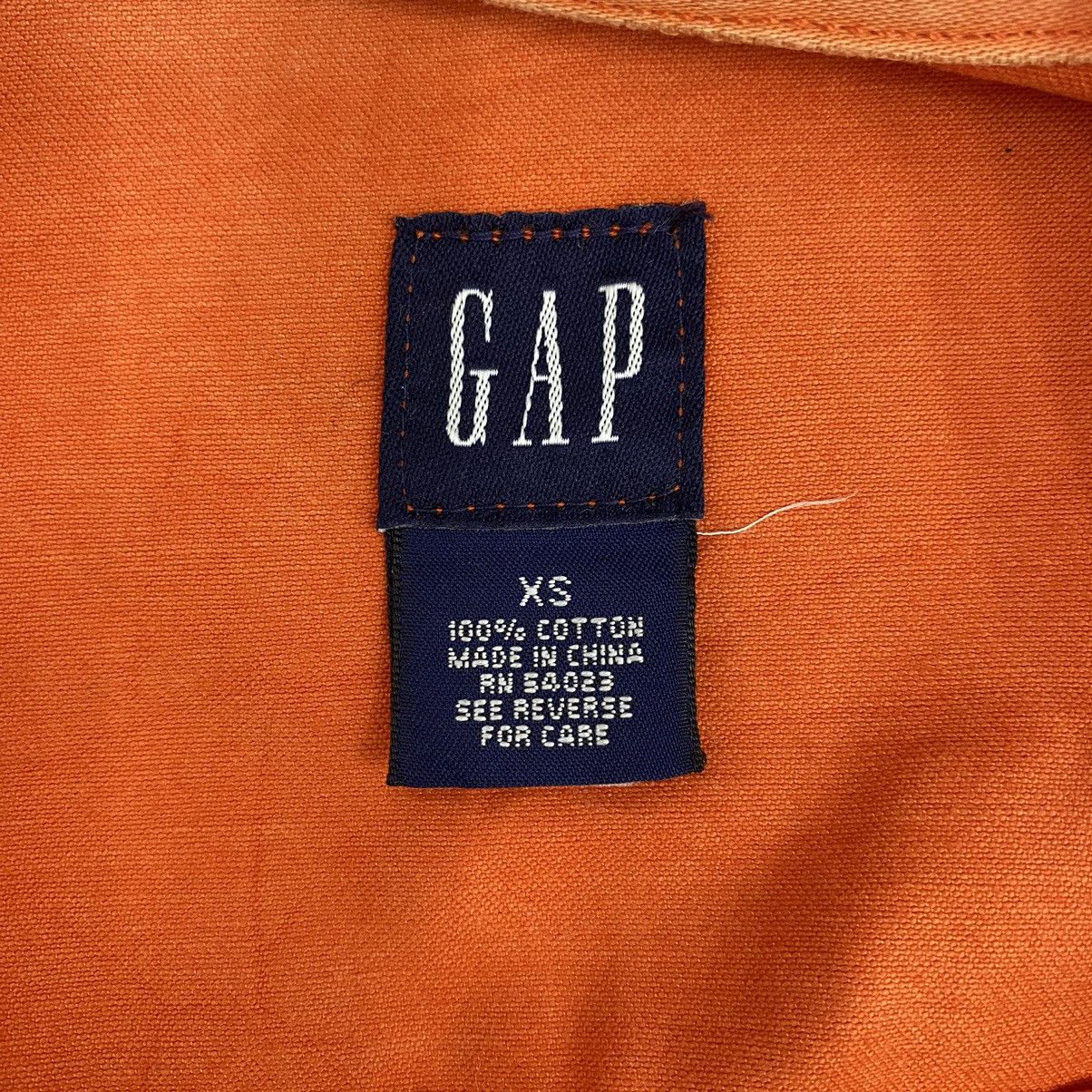Gap Vintage GAP Pocket Crop Top Orange Jeans Jacket Size US XS / EU 42 / 0 - 5 Thumbnail