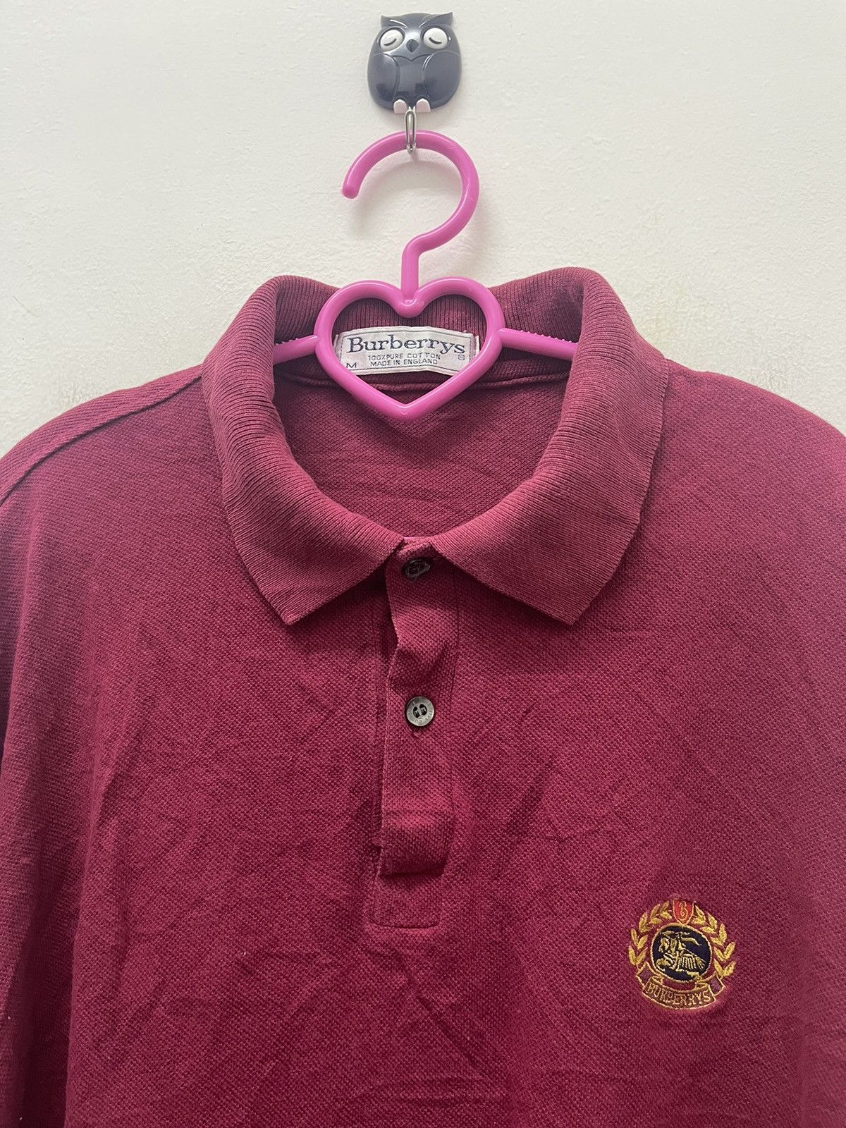 Burberry Rare Vintage BURBERRYS Long Sleeve Polo Size US M / EU 48-50 / 2 - 2 Thumbnail