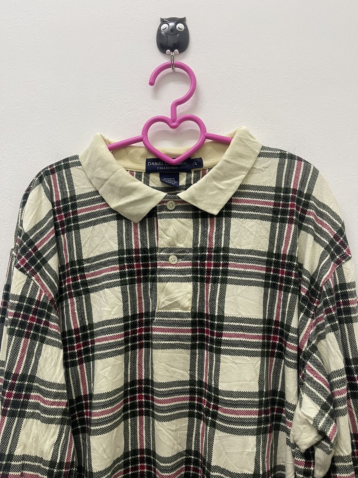 Daniel Cremieux Rare Vintage DANIEL CREMIEUX Collection Plaid Tartan Polo Size US L / EU 52-54 / 3 - 2 Thumbnail