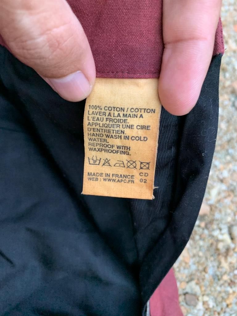 A.P.C. × Vintage A. P. C mini Skirt faded maroon Size 29" - 7 Thumbnail