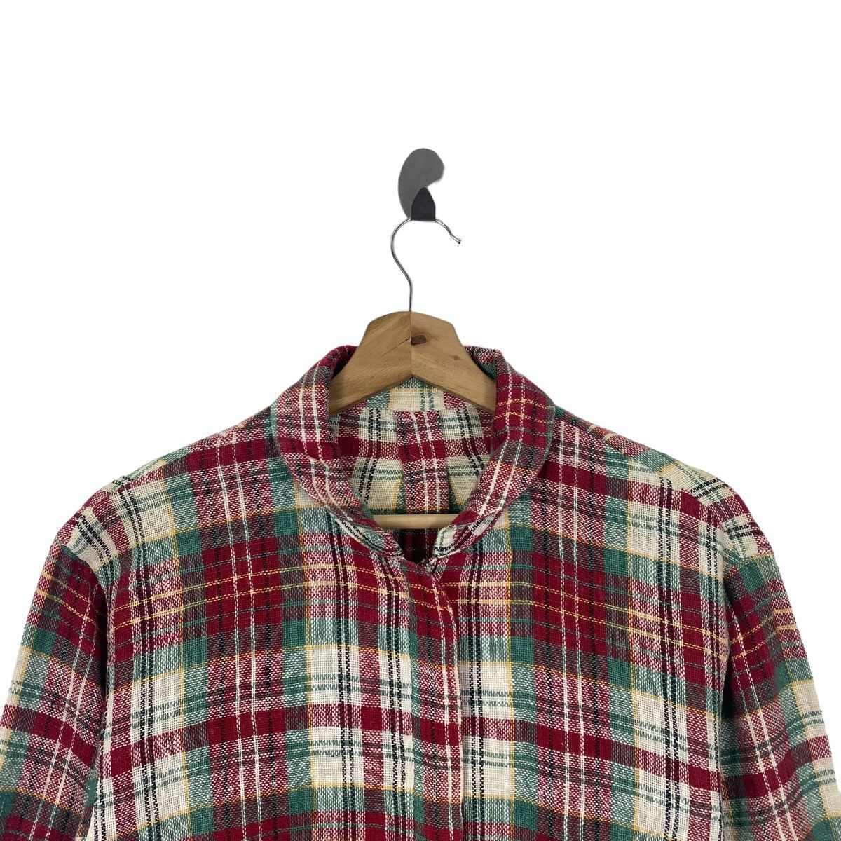 Japanese Brand MACPHEE TOMORROWLAND Japanese Brand Check Red Jacket Size US M / EU 48-50 / 2 - 2 Thumbnail