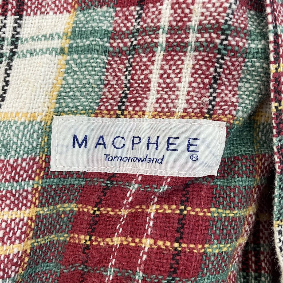 Japanese Brand MACPHEE TOMORROWLAND Japanese Brand Check Red Jacket Size US M / EU 48-50 / 2 - 4 Thumbnail