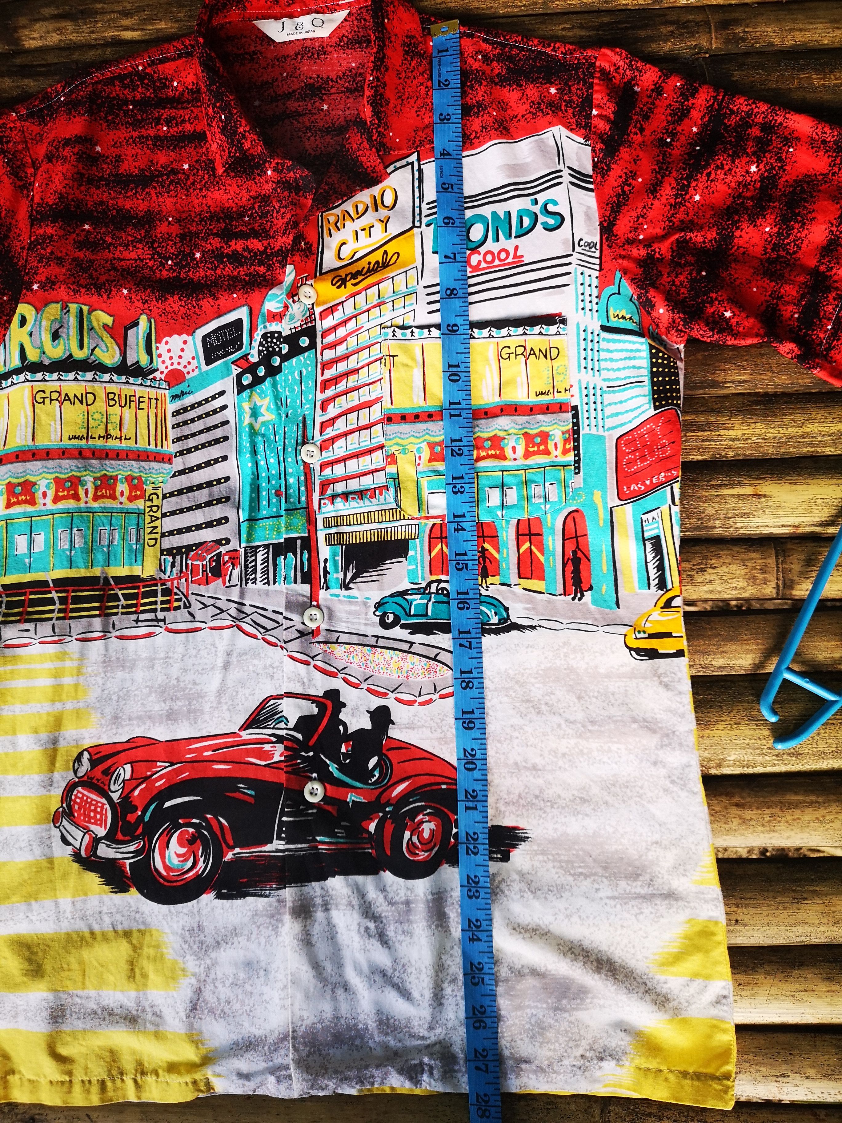 Other Vintage Art J&Q night town overprint Size US M / EU 48-50 / 2 - 10 Thumbnail
