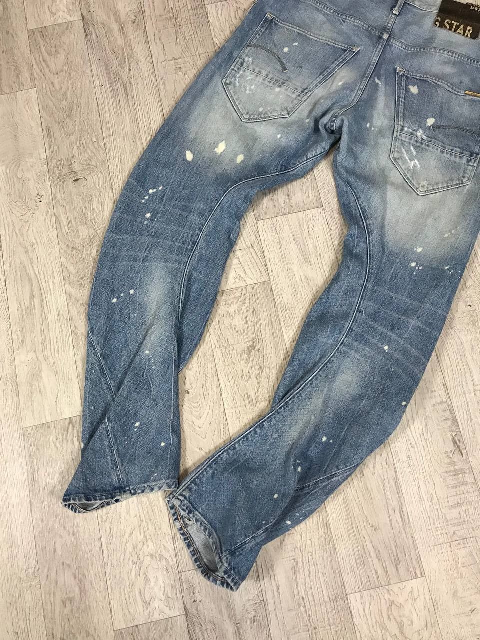 G-Star G Star Raw vintage distressed denim jeans Size US 34 / EU 50 - 10 Thumbnail