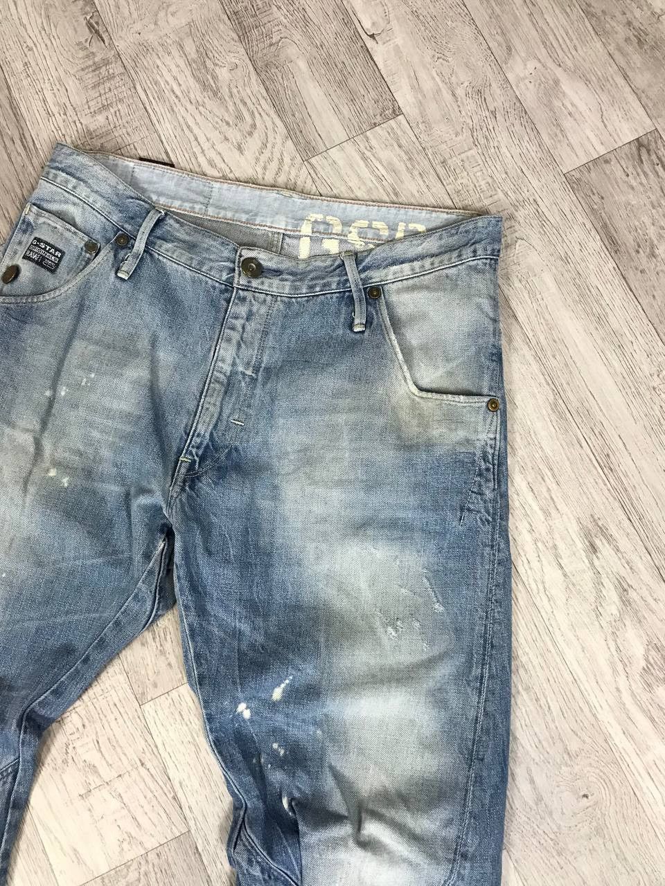 G-Star G Star Raw vintage distressed denim jeans Size US 34 / EU 50 - 3 Thumbnail