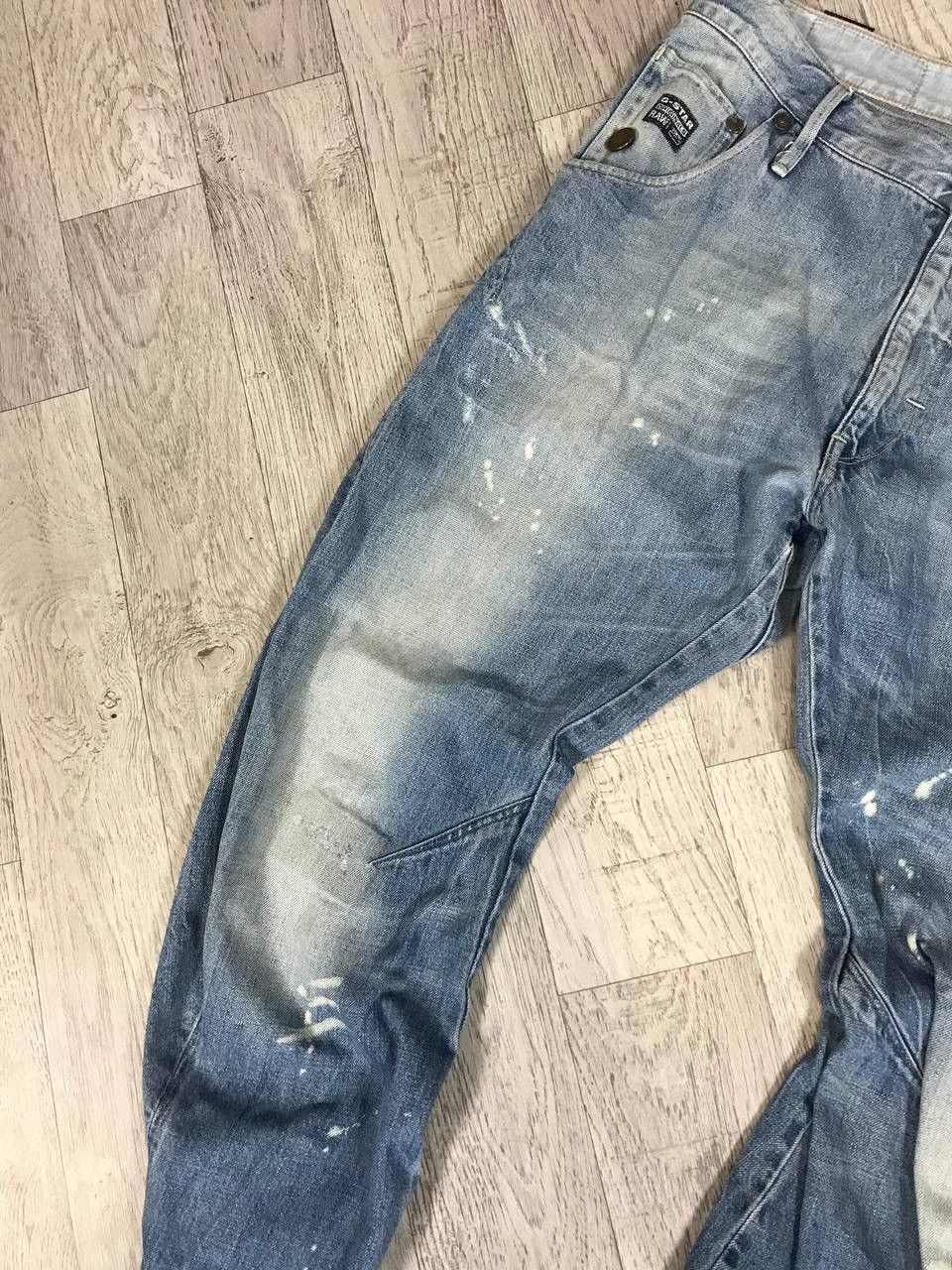 G-Star G Star Raw vintage distressed denim jeans Size US 34 / EU 50 - 4 Thumbnail