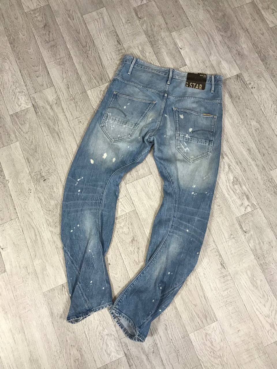 G-Star G Star Raw vintage distressed denim jeans Size US 34 / EU 50 - 1 Thumbnail