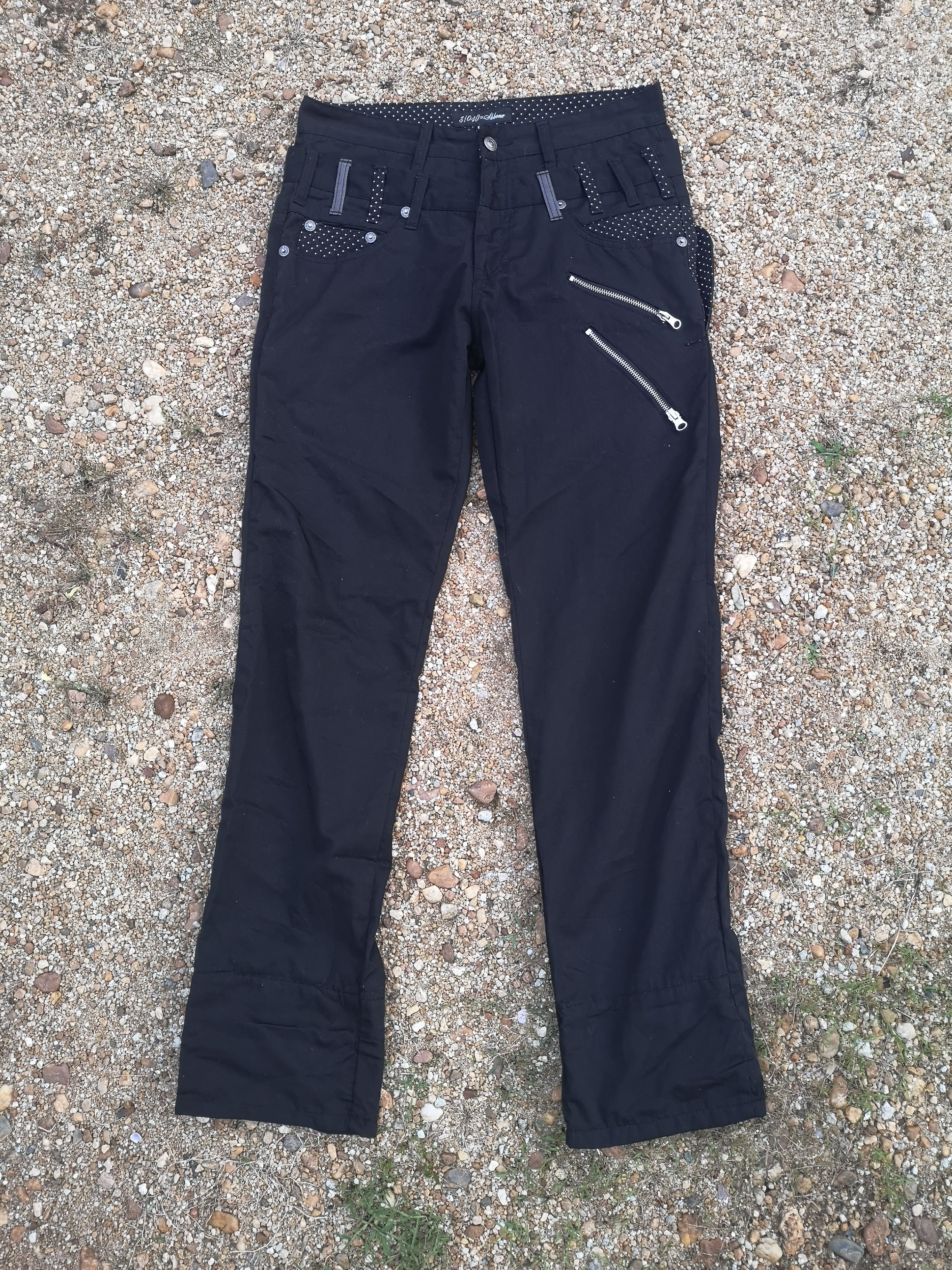 Japanese Brand Double Waist straight cut Pants Size US 31 - 1 Thumbnail