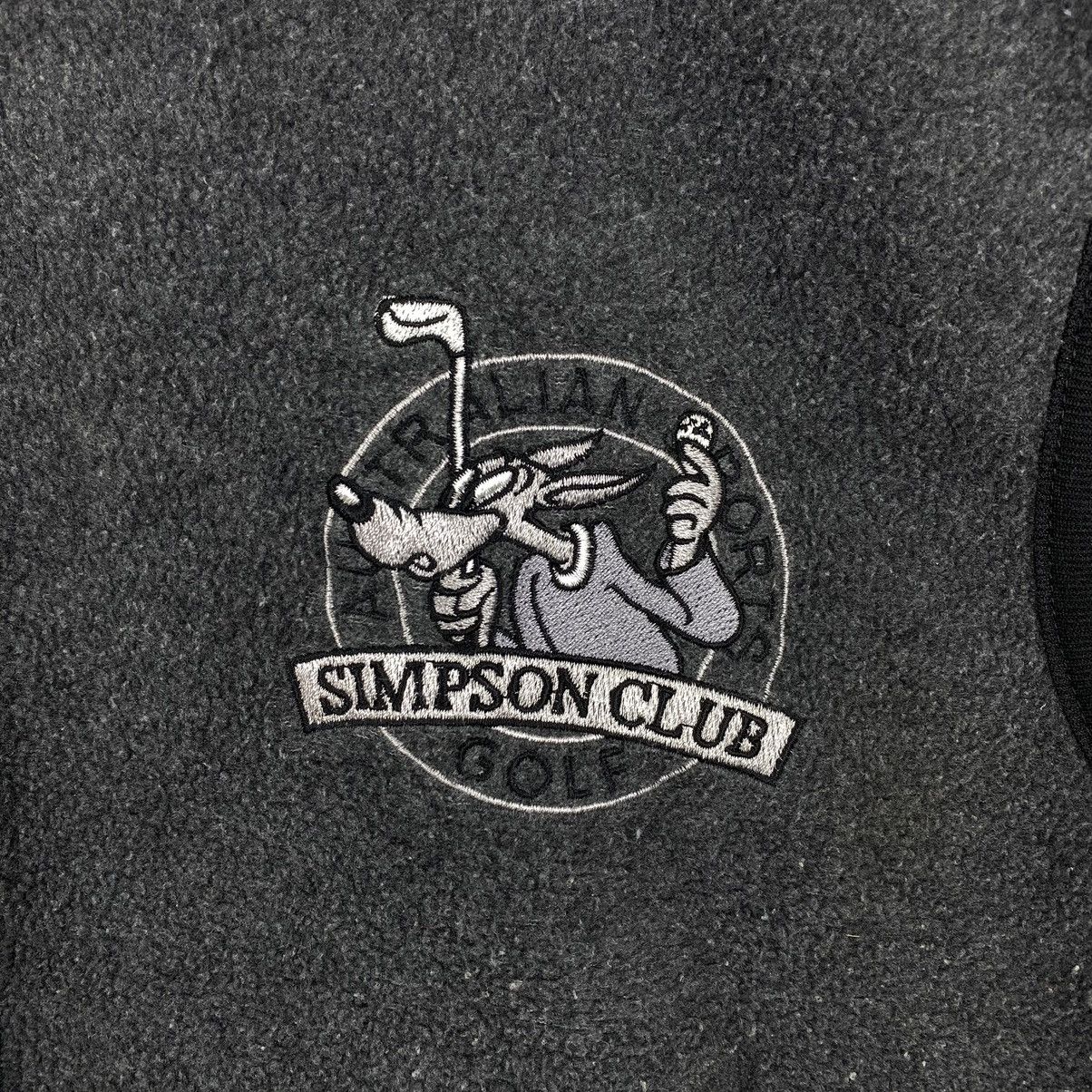 The Simpsons SIMPSON CLUB Australian Sports Golf Embroidered Brand Vest Size US M / EU 48-50 / 2 - 6 Thumbnail