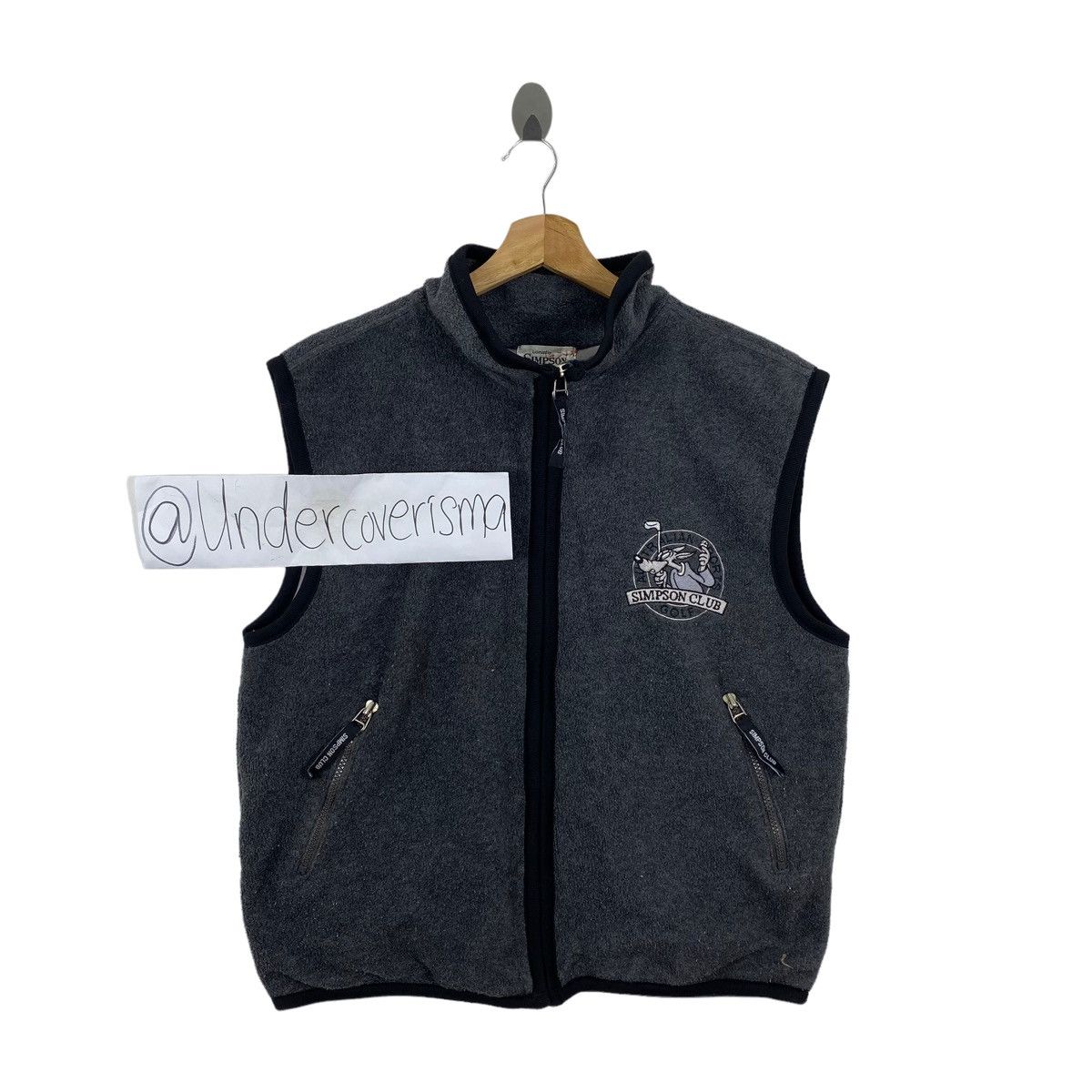 The Simpsons SIMPSON CLUB Australian Sports Golf Embroidered Brand Vest Size US M / EU 48-50 / 2 - 3 Thumbnail