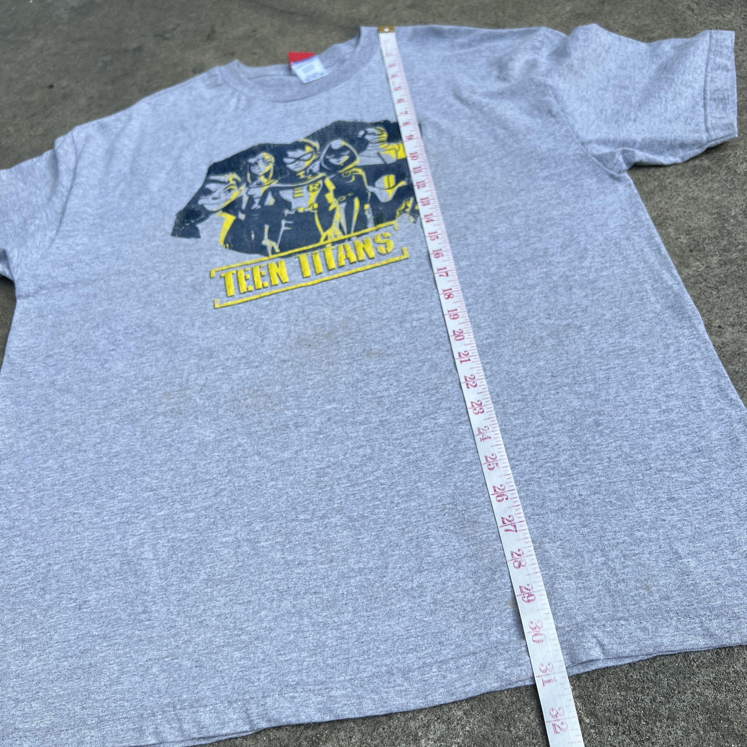Cartoon Network × DC Comics × Vintage Vintage 2005 Teen Titans TV series Promo Tee Robin Cyborg Size US XL / EU 56 / 4 - 11 Thumbnail