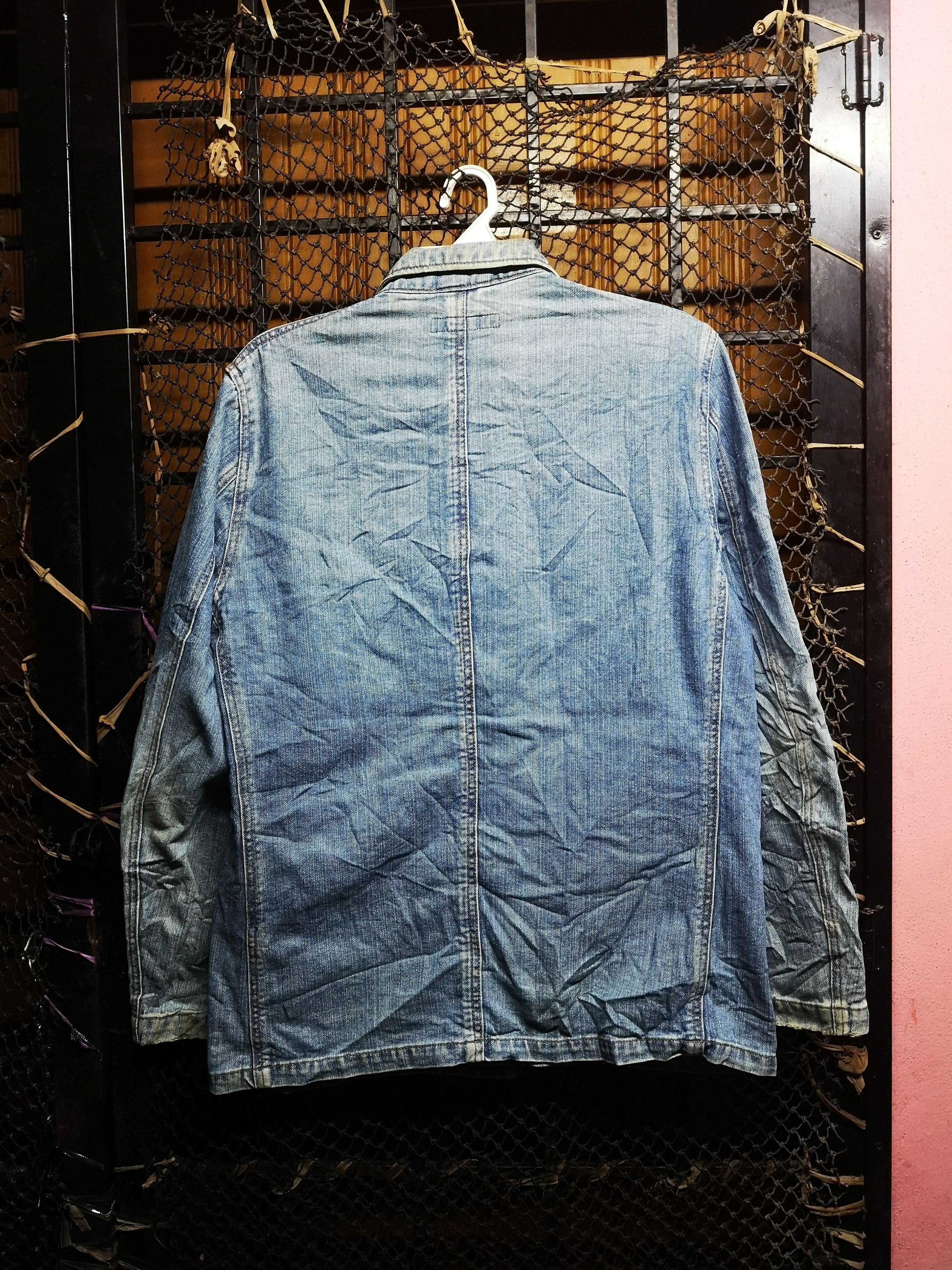 Japanese Brand Open Dich Denim Jacket Size US L / EU 52-54 / 3 - 2 Thumbnail