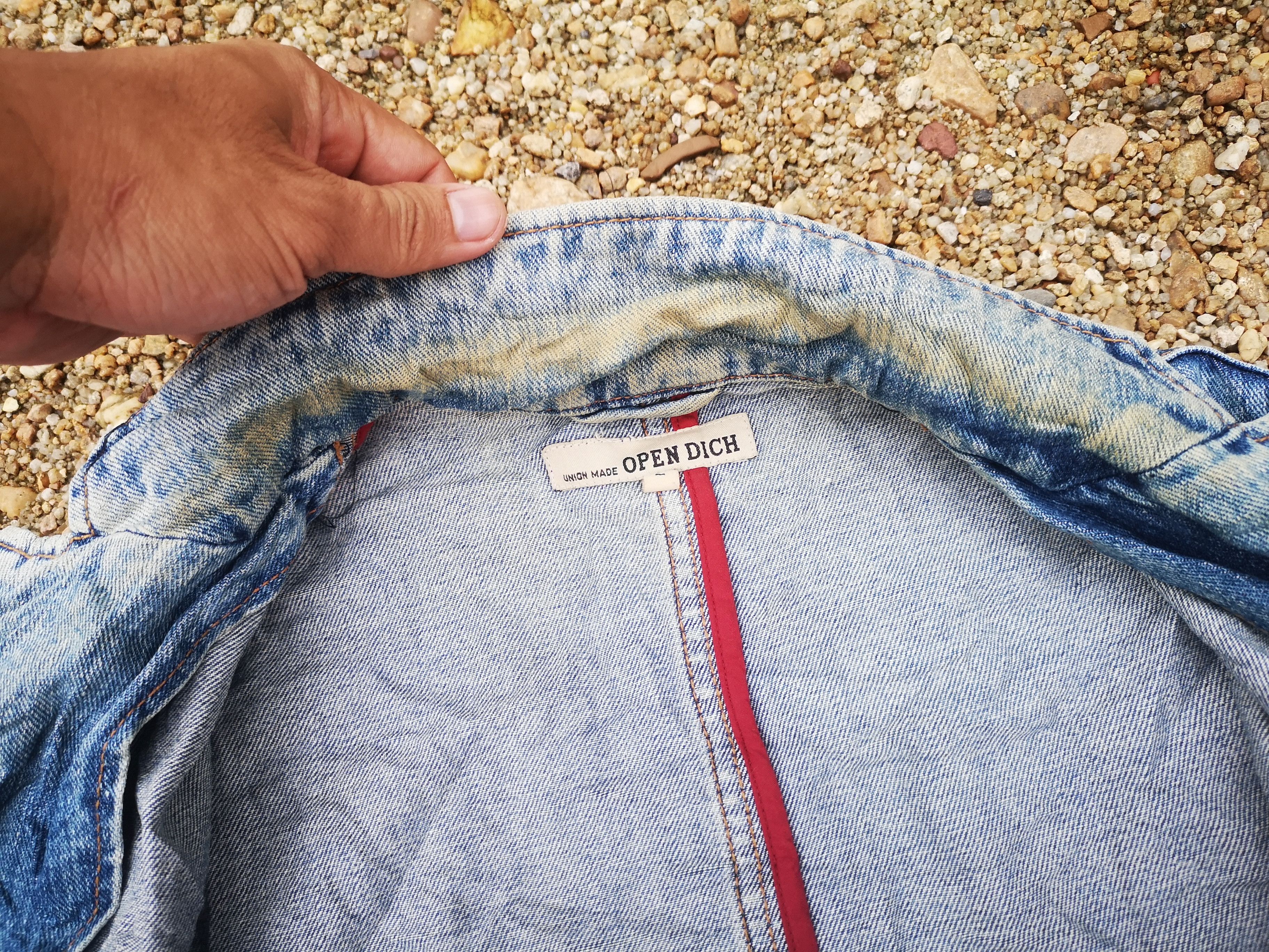 Japanese Brand Open Dich Denim Jacket Size US L / EU 52-54 / 3 - 9 Thumbnail