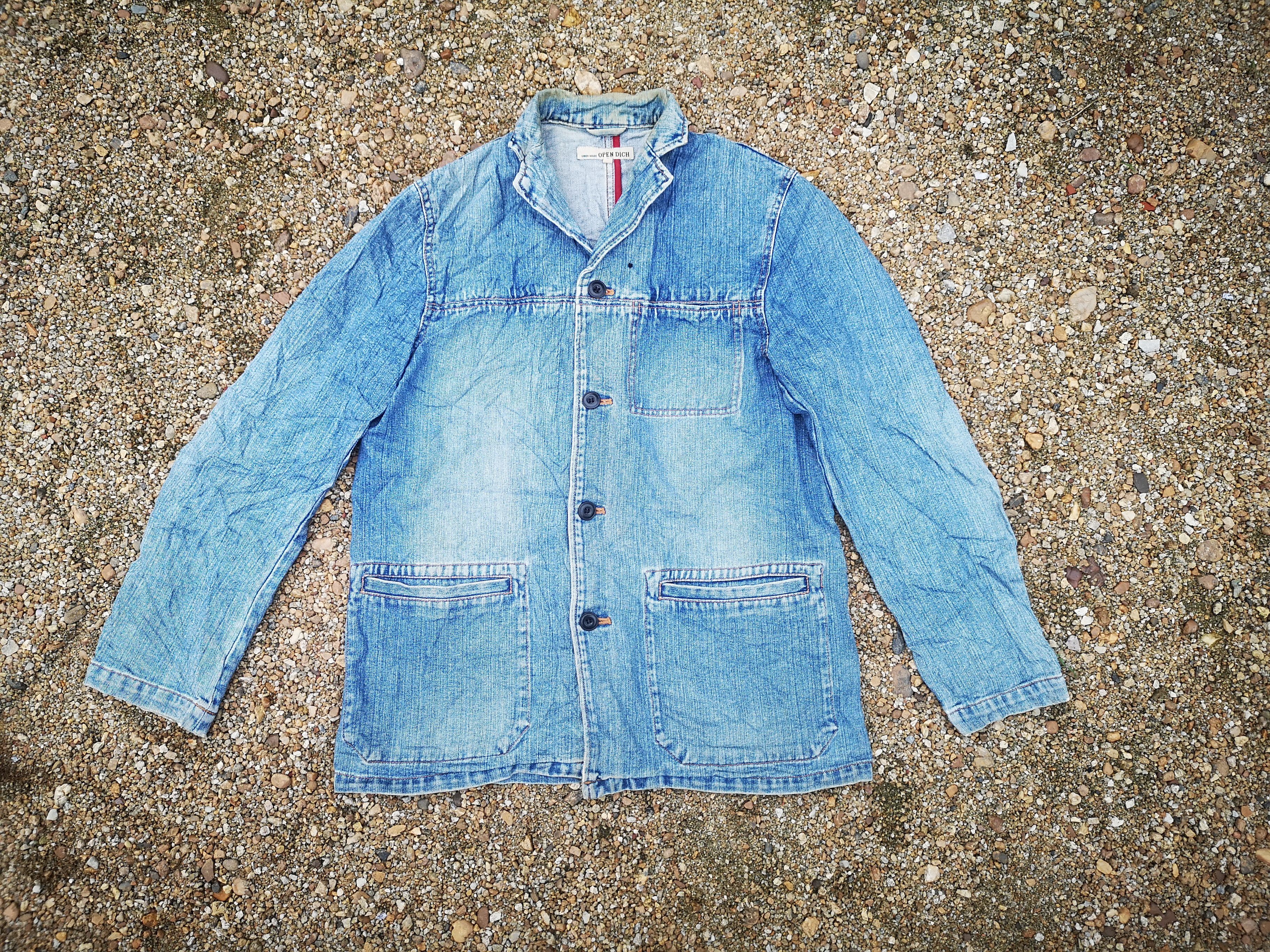 Japanese Brand Open Dich Denim Jacket Size US L / EU 52-54 / 3 - 3 Thumbnail