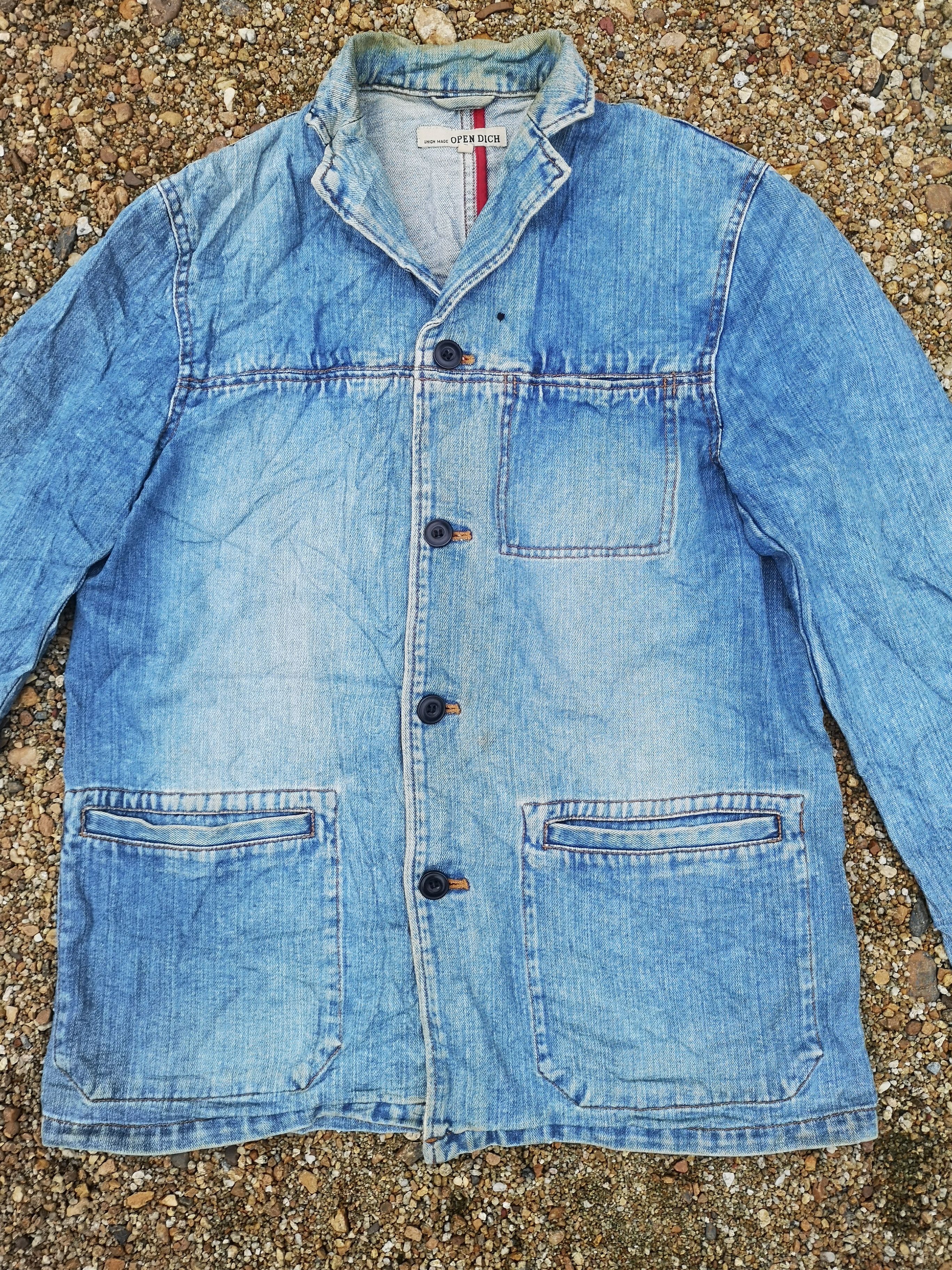 Japanese Brand Open Dich Denim Jacket Size US L / EU 52-54 / 3 - 5 Thumbnail