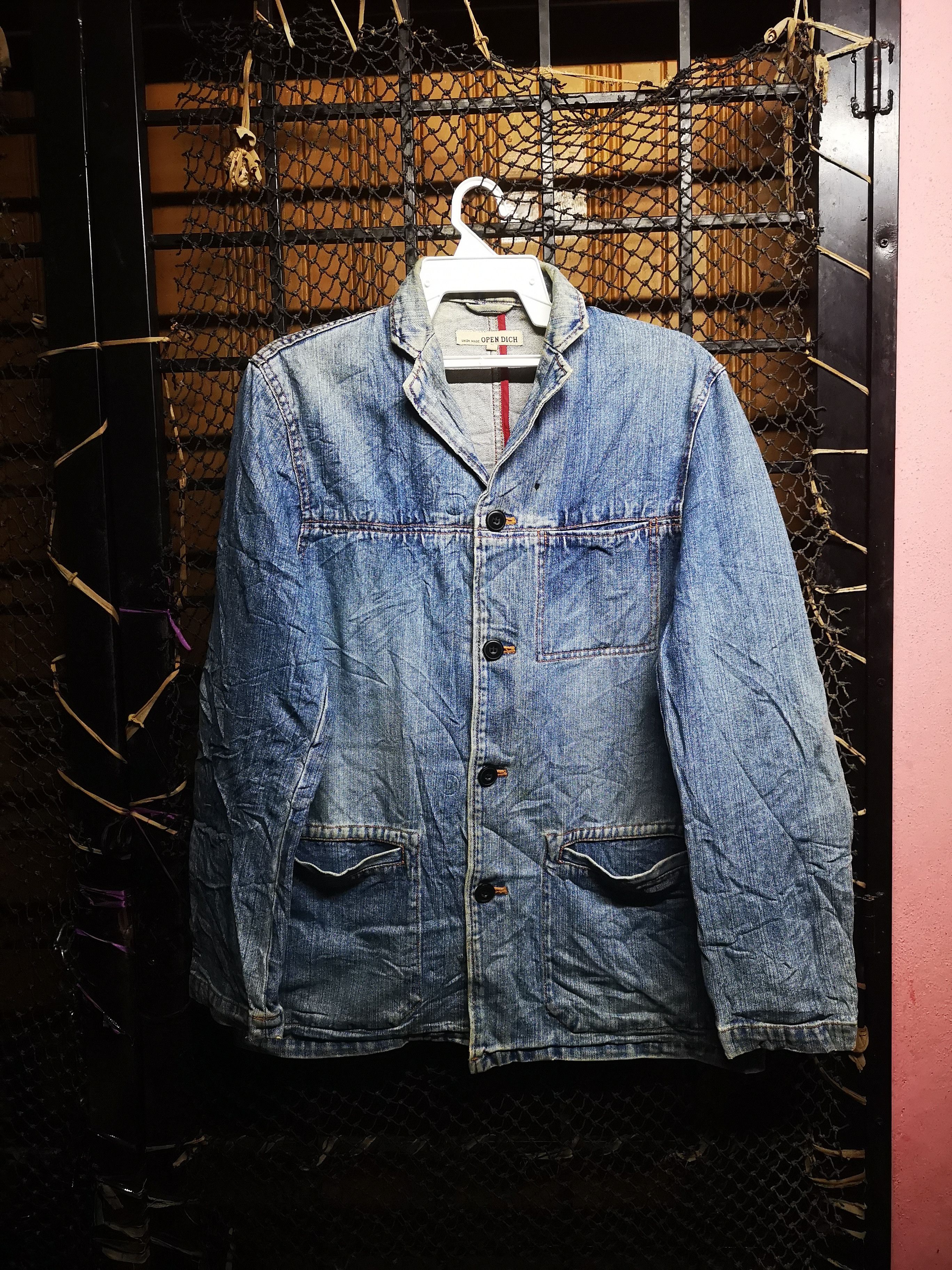 Japanese Brand Open Dich Denim Jacket Size US L / EU 52-54 / 3 - 1 Thumbnail