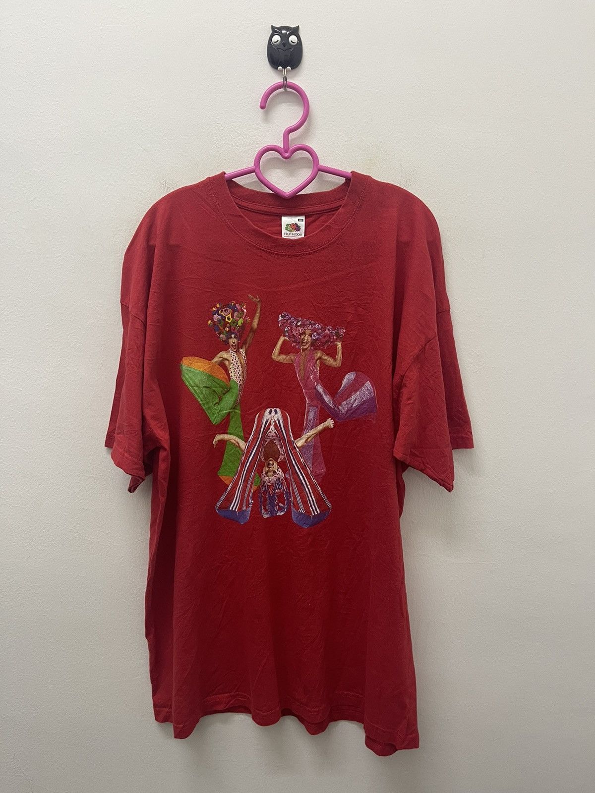 image of Movie x Vintage Priscilla Queen Of The Desert Tee in Red, Men's (Size XL)