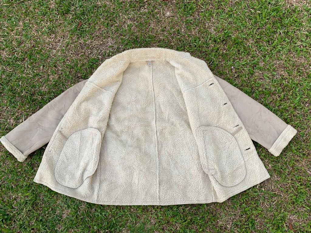 Japanese Brand × Uniqlo Uniqlo Sherpa Jacket Button up Size US M / EU 48-50 / 2 - 7 Thumbnail