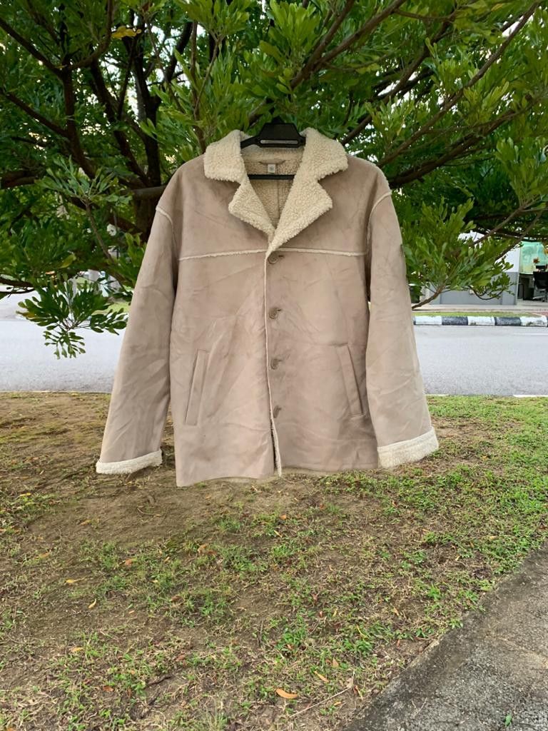 Japanese Brand × Uniqlo Uniqlo Sherpa Jacket Button up Size US M / EU 48-50 / 2 - 1 Thumbnail