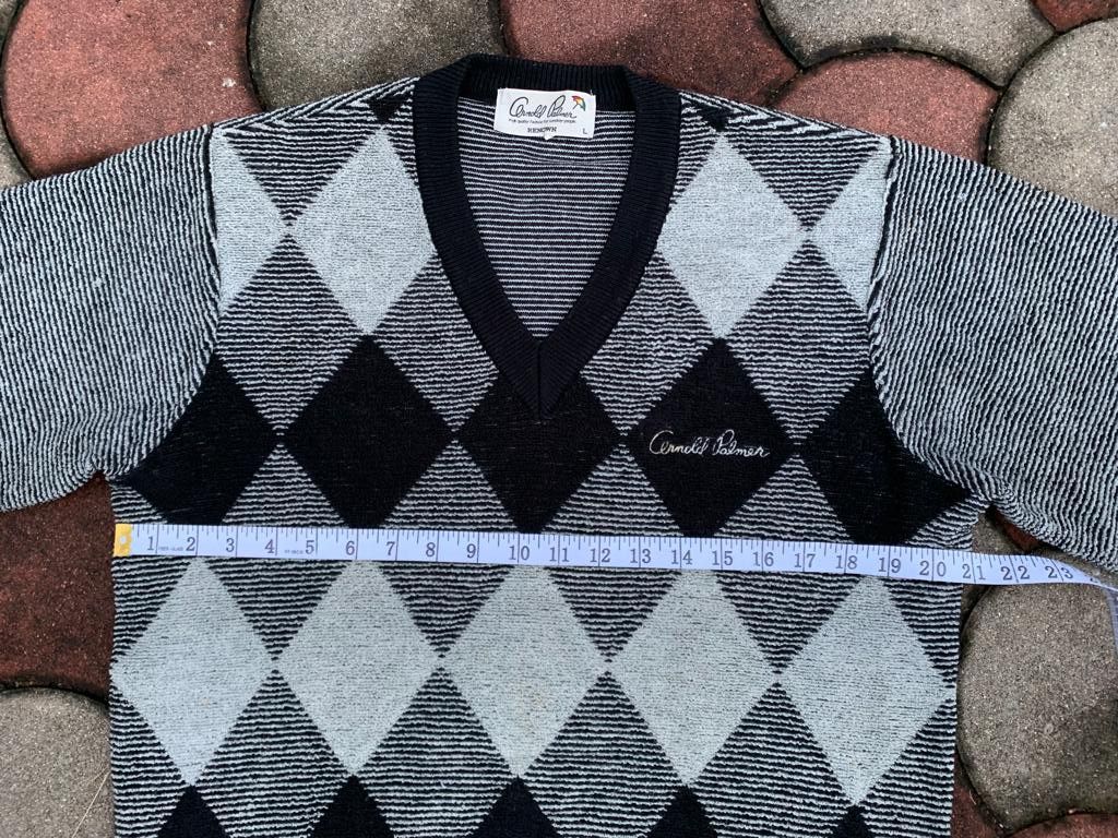 Japanese Brand × Palmer Trading Company × Vintage Vintage Arnold Palmer V Neck wool sweatshirt Size US L / EU 52-54 / 3 - 13 Thumbnail
