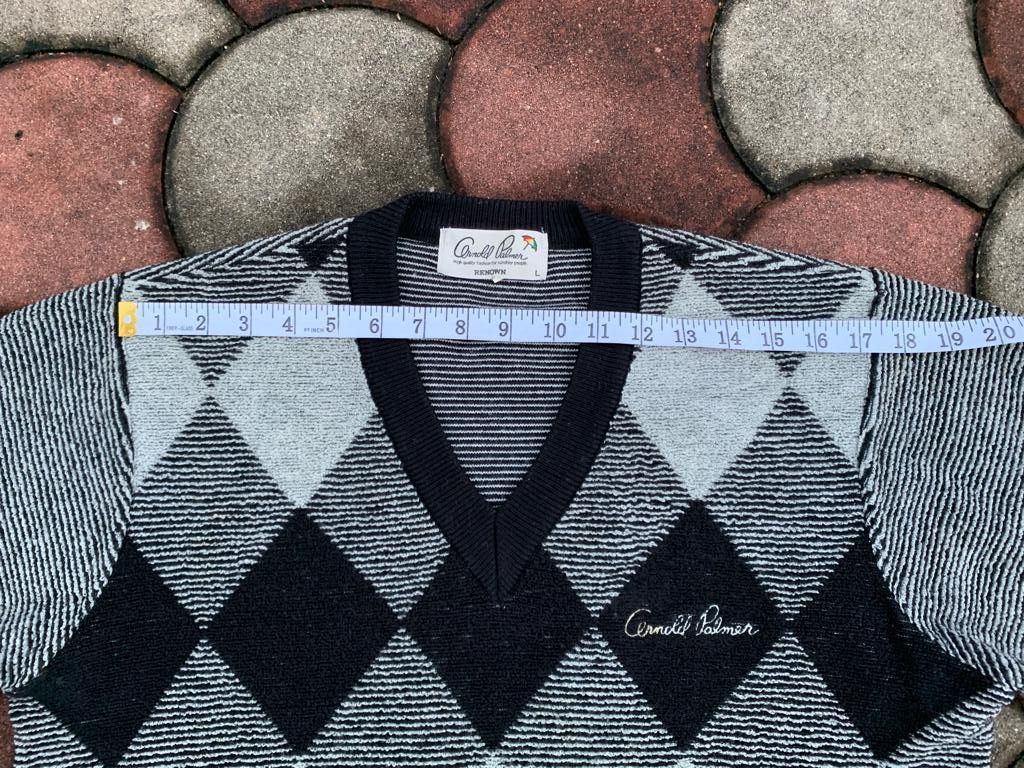 Japanese Brand × Palmer Trading Company × Vintage Vintage Arnold Palmer V Neck wool sweatshirt Size US L / EU 52-54 / 3 - 14 Thumbnail