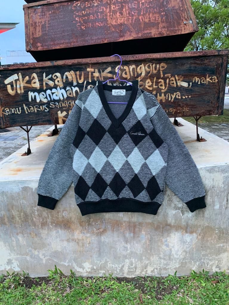 Japanese Brand × Palmer Trading Company × Vintage Vintage Arnold Palmer V Neck wool sweatshirt Size US L / EU 52-54 / 3 - 1 Thumbnail