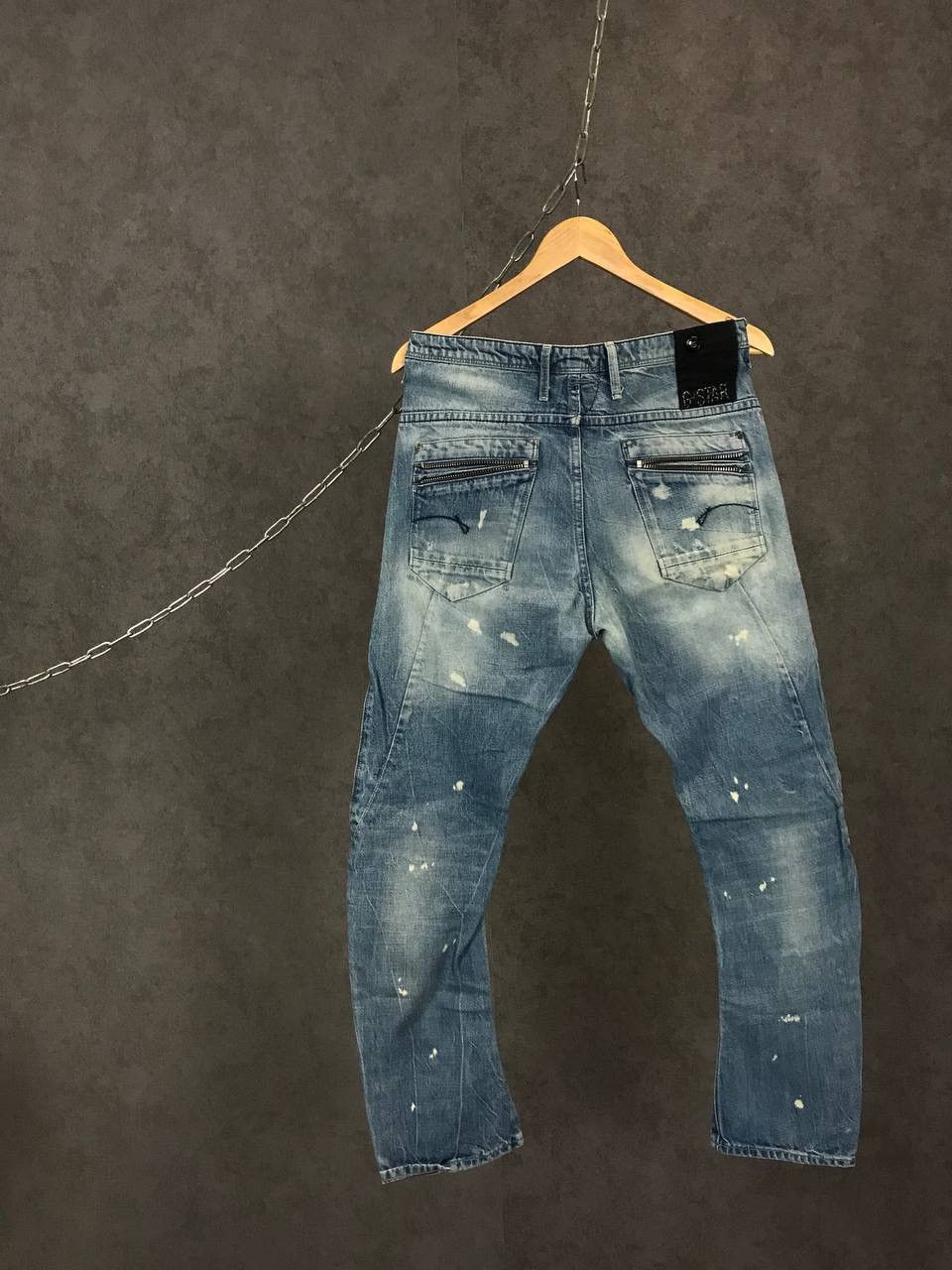 G-Star G Star Raw distressed denim jeans Size US 30 / EU 46 - 8 Thumbnail