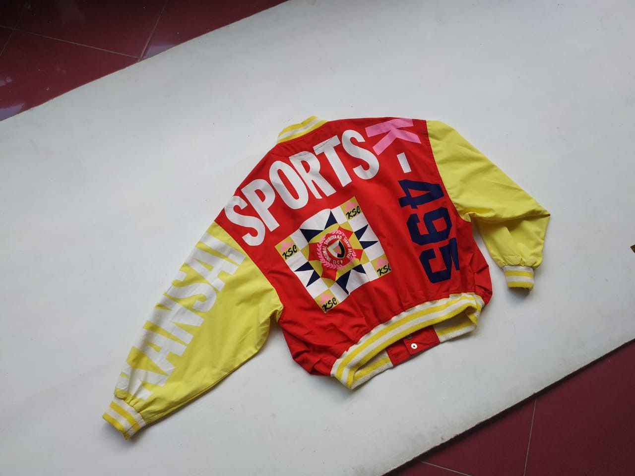 Kansai Yamamoto Fit S to M,Vintage Kansai Yamamoto Sports Varsity Jacket Size US S / EU 44-46 / 1 - 13 Thumbnail