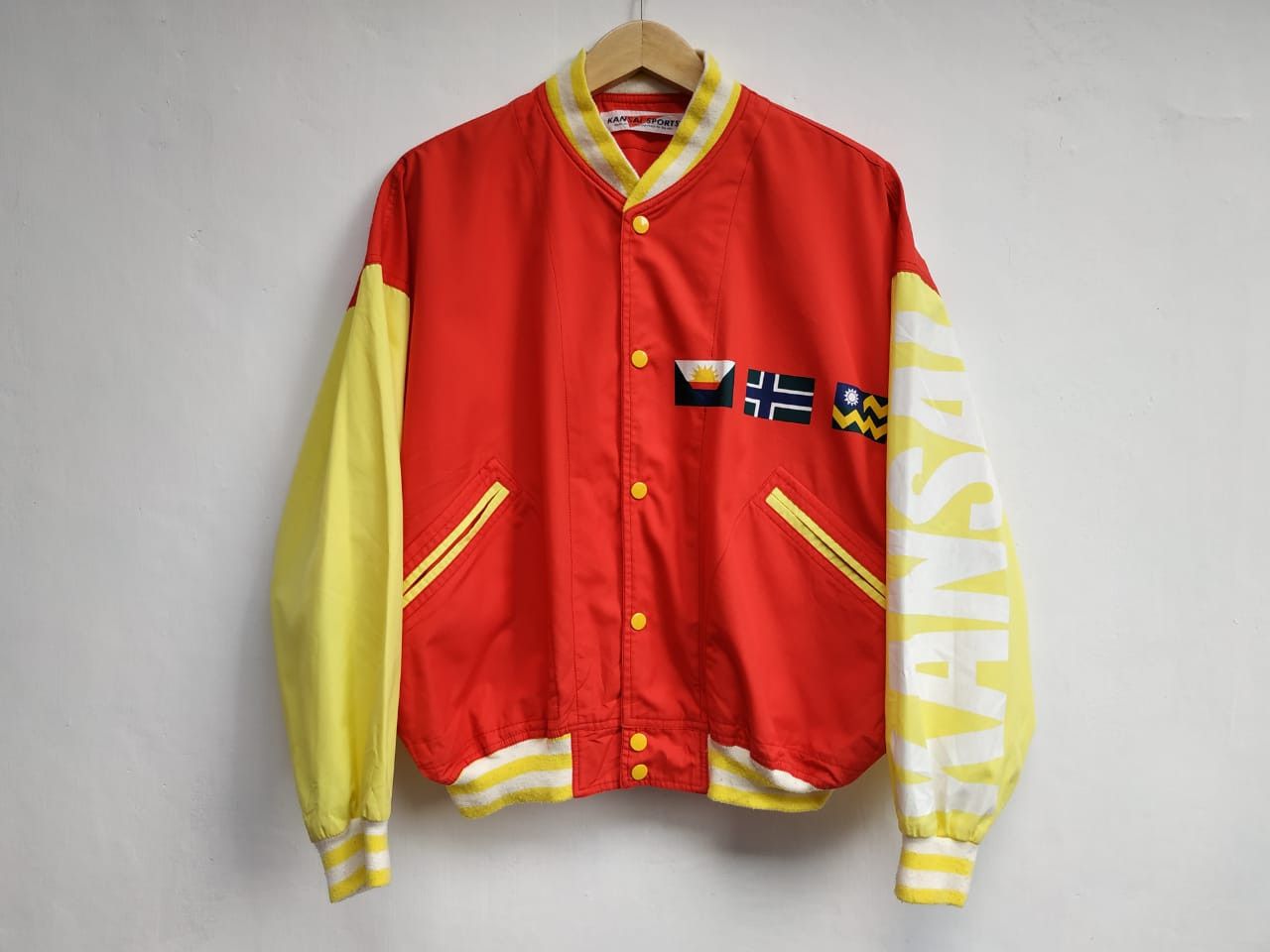 Kansai Yamamoto Fit S to M,Vintage Kansai Yamamoto Sports Varsity Jacket Size US S / EU 44-46 / 1 - 2 Thumbnail