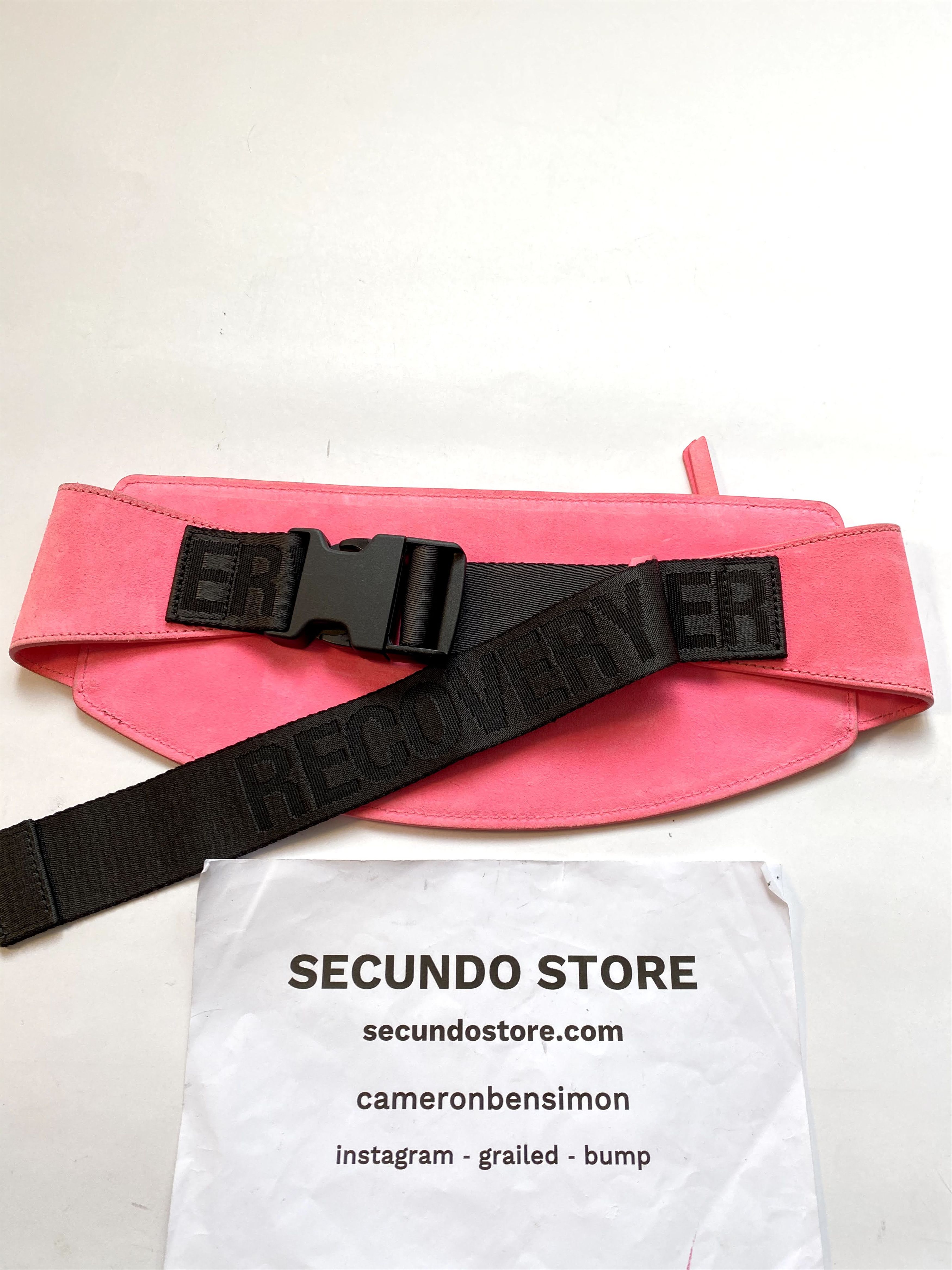 Palm Angels ⚡️QUICK SALE⚡️Palm Angels Pink Suede Belt Bag Size ONE SIZE - 3 Thumbnail