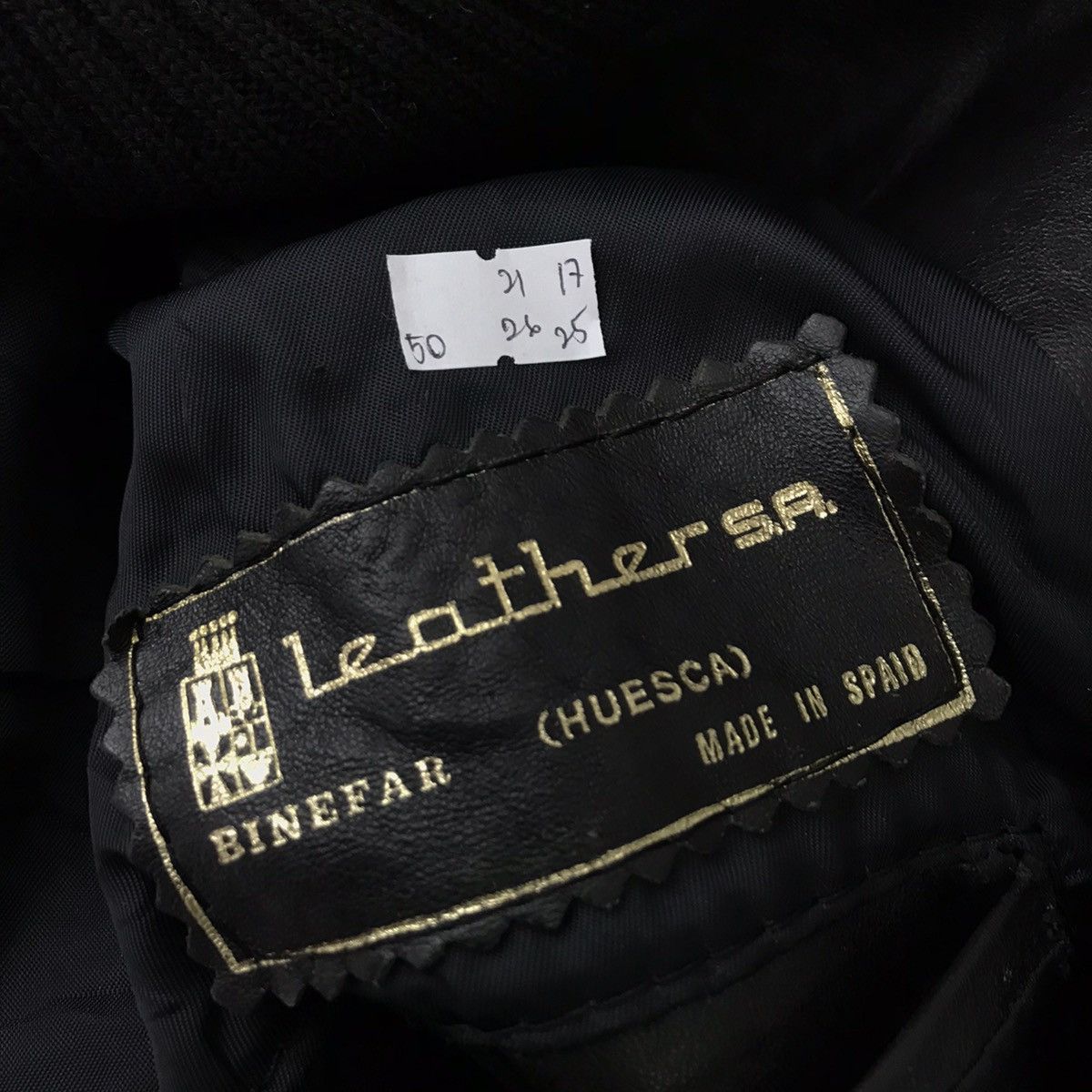 Vintage 🔥BINEFAR LEATHER KNIT ART CUSTOM SPIDER DEVIL JACKET Size US M / EU 48-50 / 2 - 15 Thumbnail