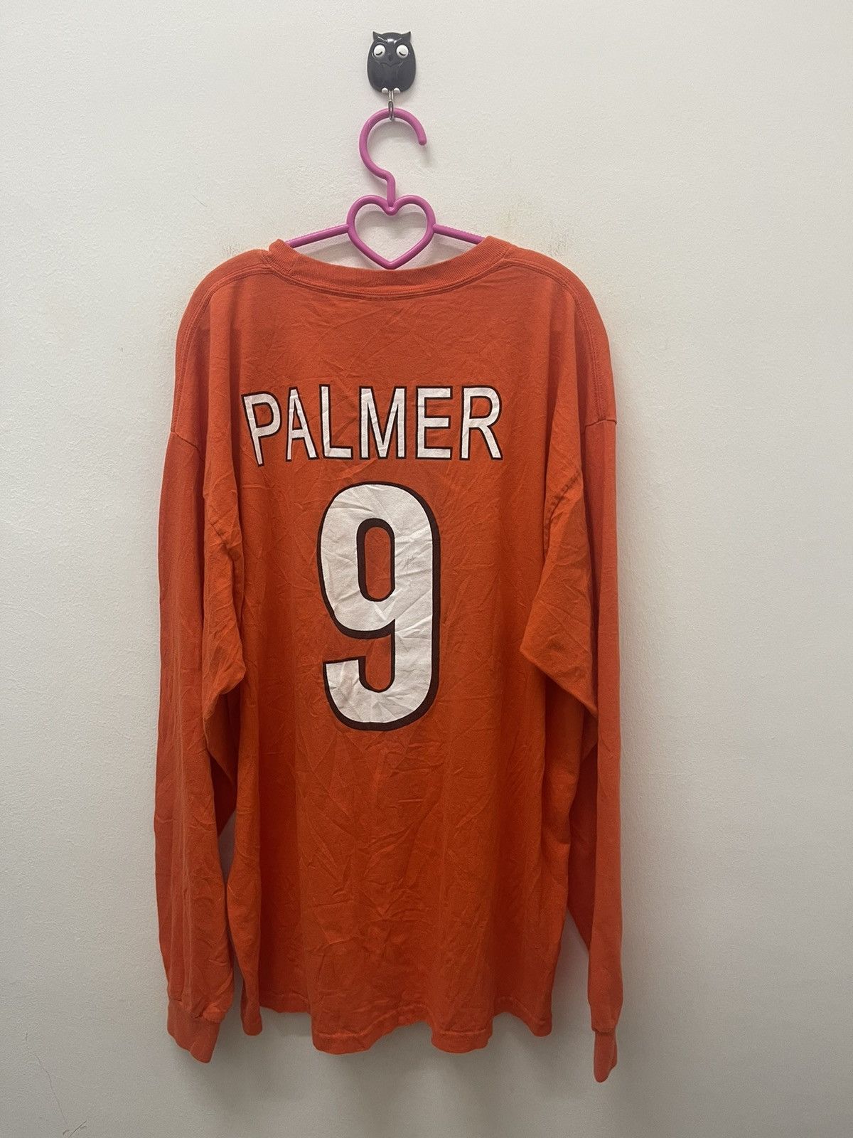 NFL Rare Vintage CINCINNATI BENGALS No. 9 Carson Palmer NFL Tee Size US XL / EU 56 / 4 - 4 Thumbnail