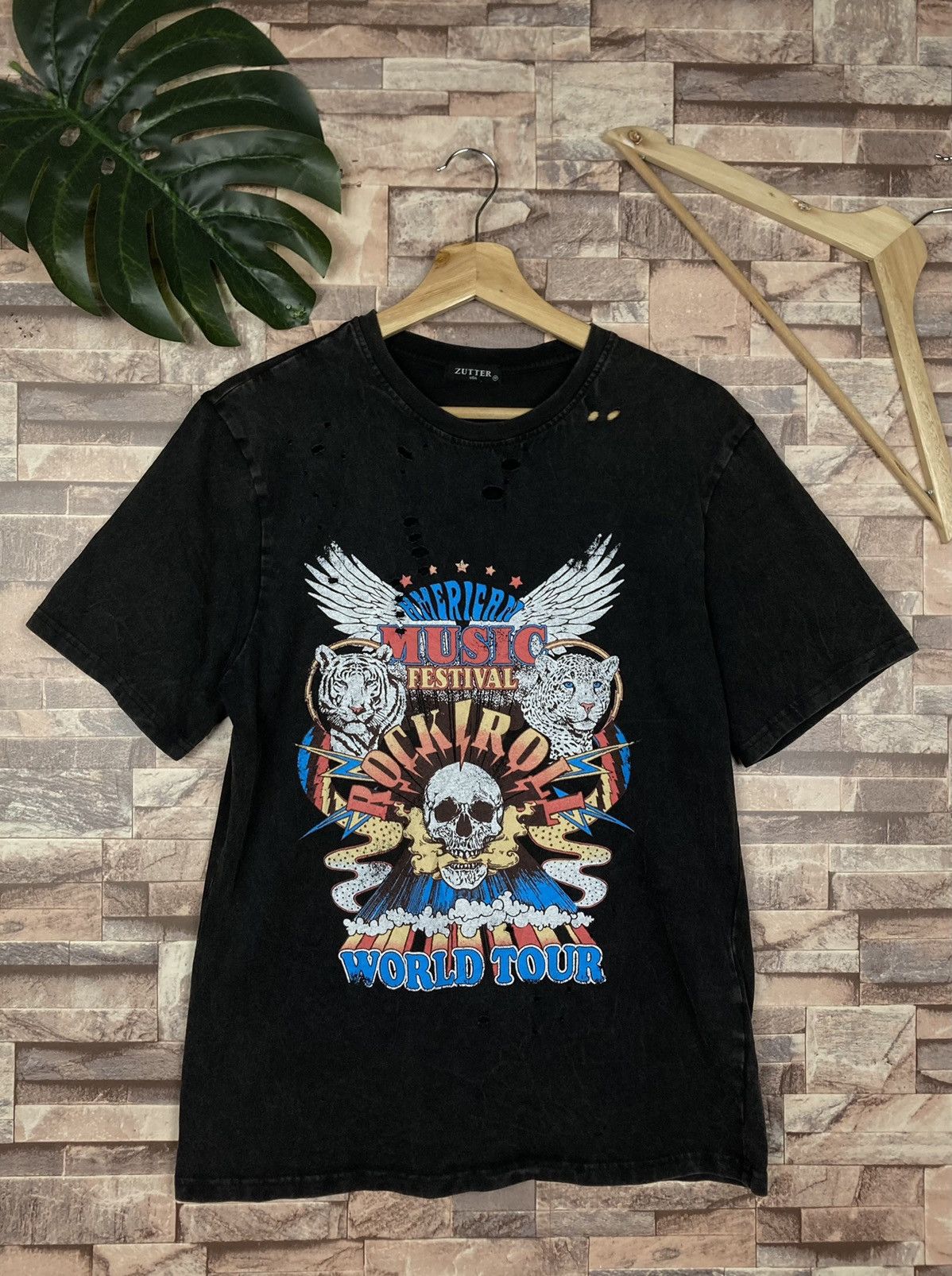 Other American music festival rock n roll tour #T20 Size US M / EU 48-50 / 2 - 1 Thumbnail