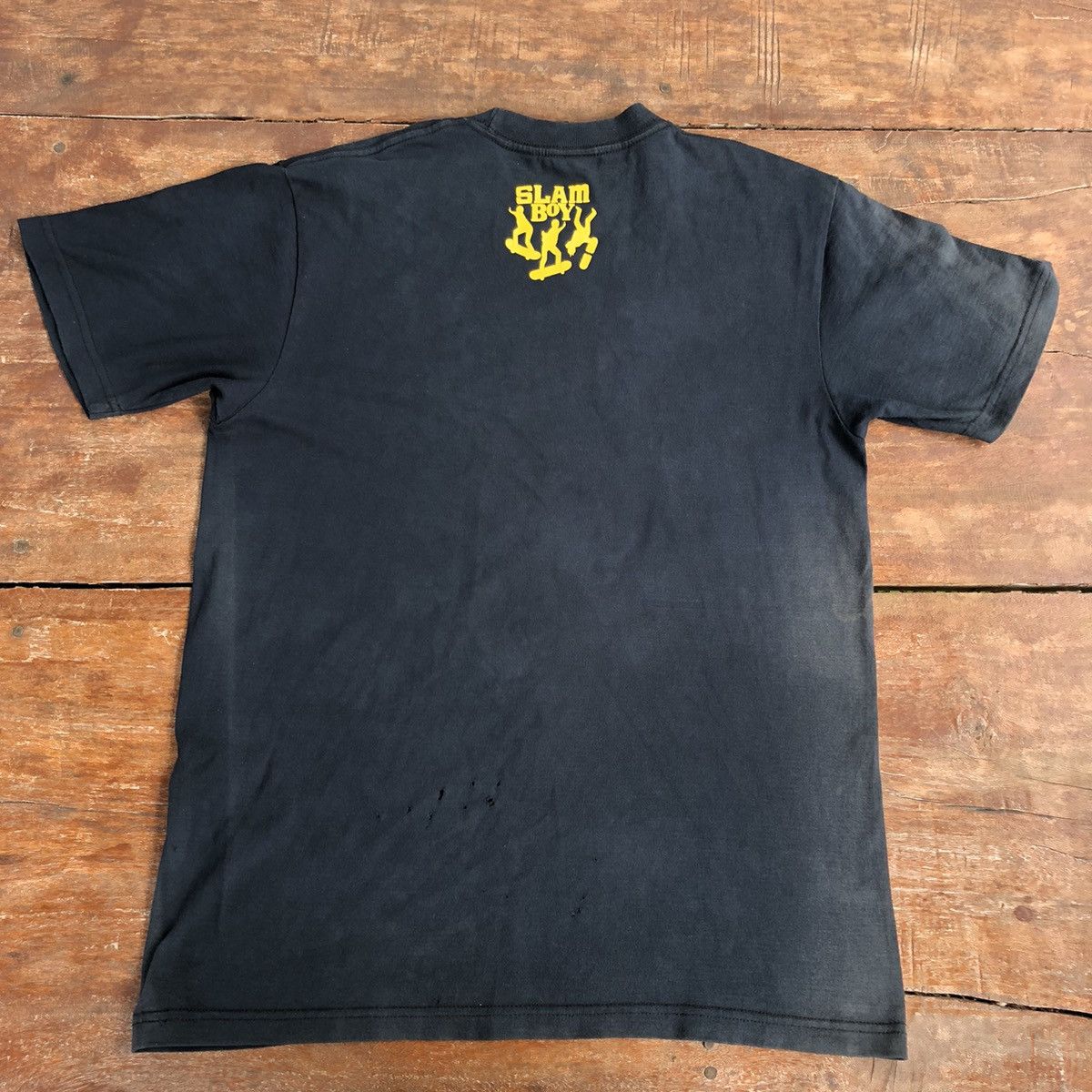 Vintage Thrashed Faded Slam Skatein Skategang Vintage T Shirt Size US L / EU 52-54 / 3 - 3 Thumbnail